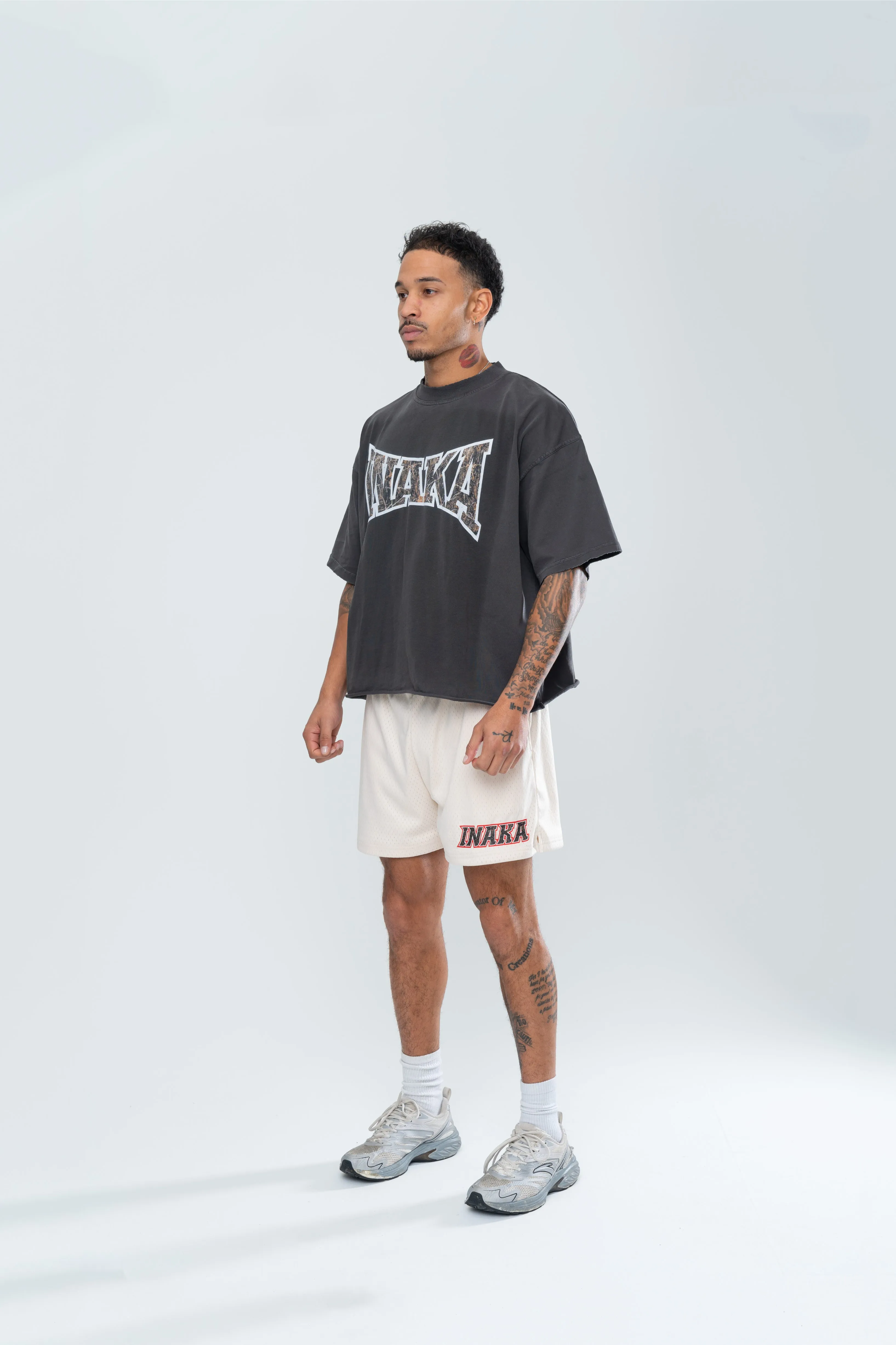 POWER SPORT MESH SHORTS - CREAM/CAMO sold by Inaka power product image thumbnail 4