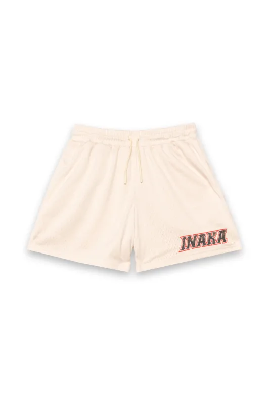 POWER SPORT MESH SHORTS - CREAM/CAMO sold by Inaka power