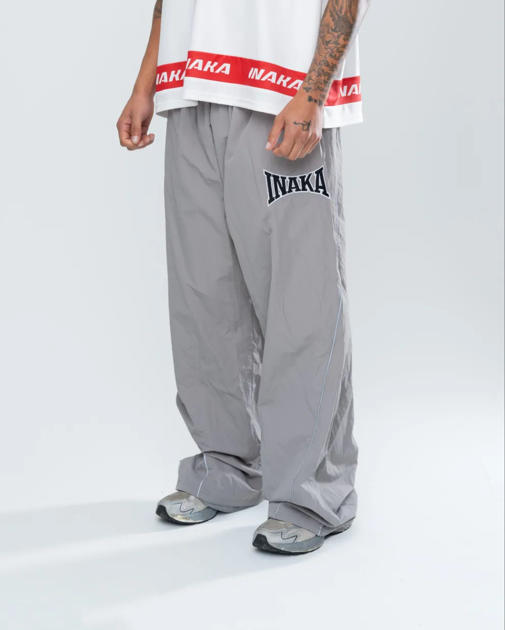 POWERSHOT BAGGY TRACKPANTS - GRAY sold by Inaka power product image thumbnail 4