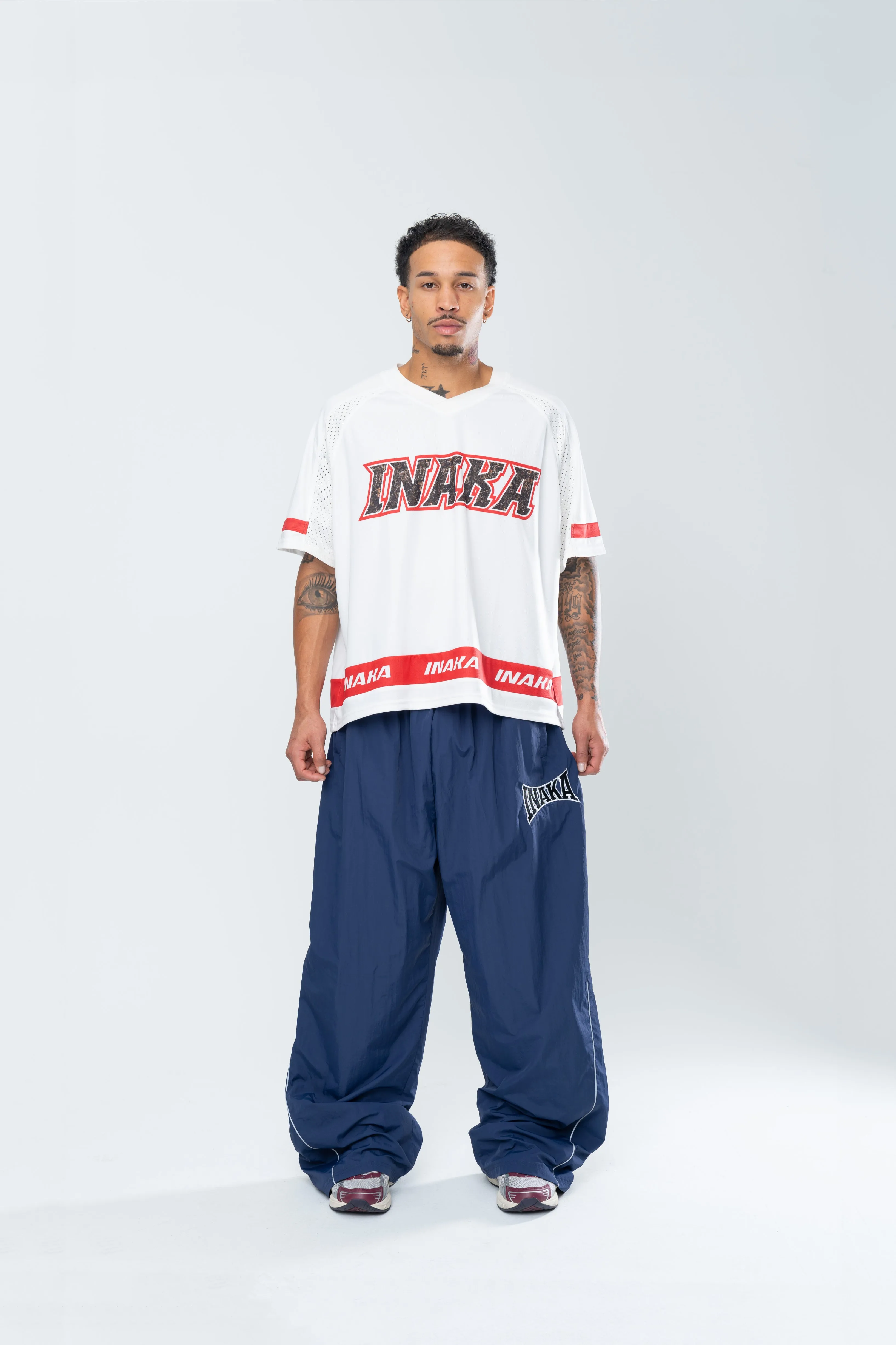 POWERSHOT BAGGY TRACKPANTS - NAVY sold by Inaka power product image thumbnail 2
