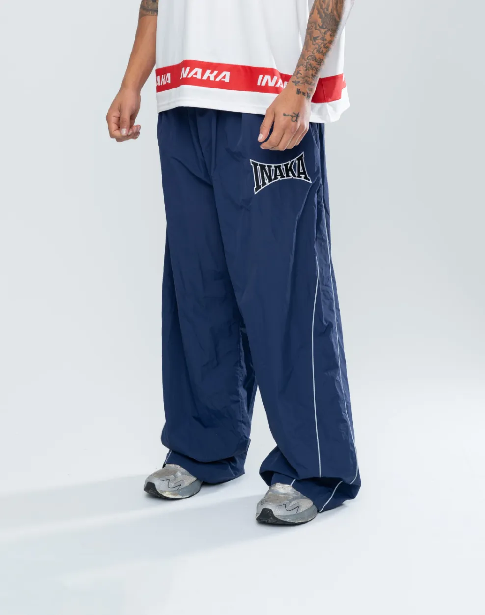 POWERSHOT BAGGY TRACKPANTS - NAVY sold by Inaka power product image thumbnail 4