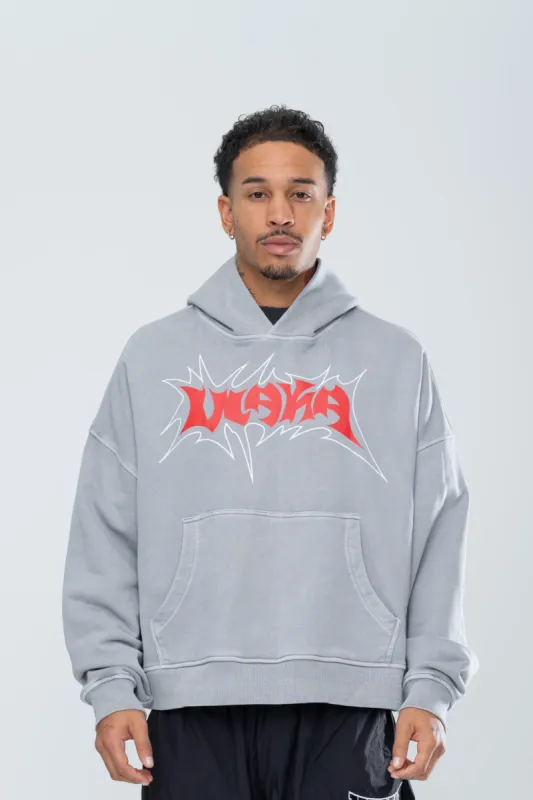 GUERRILLA HOODIE - VINTAGE GRAY made by Inaka power