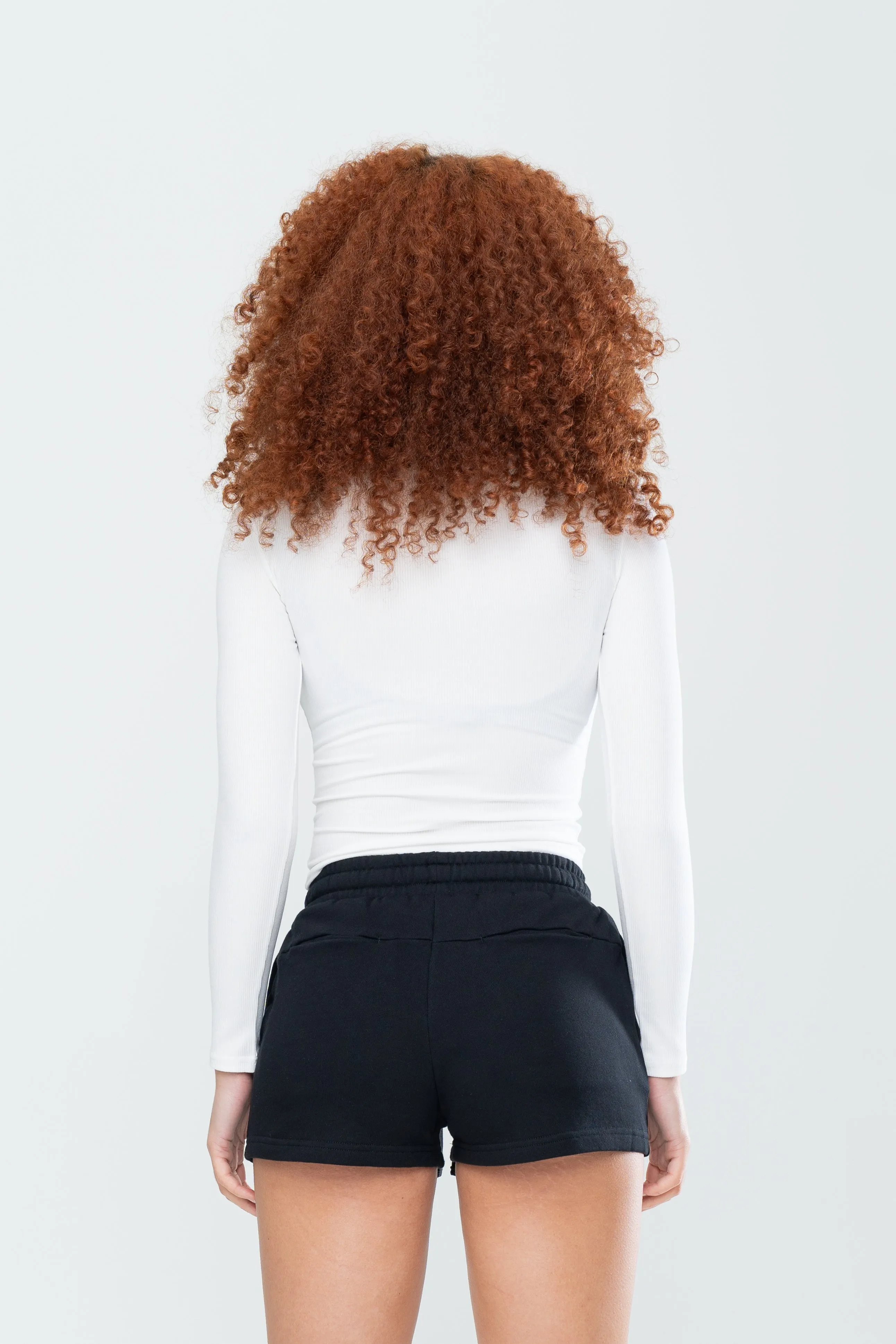 BASICS RIBBED LS - WHITE sold by Inaka power product image thumbnail 3