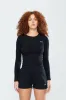 BASICS RIBBED LS - BLACK sold by Inaka power