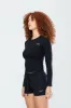 BASICS RIBBED LS - BLACK sold by Inaka power