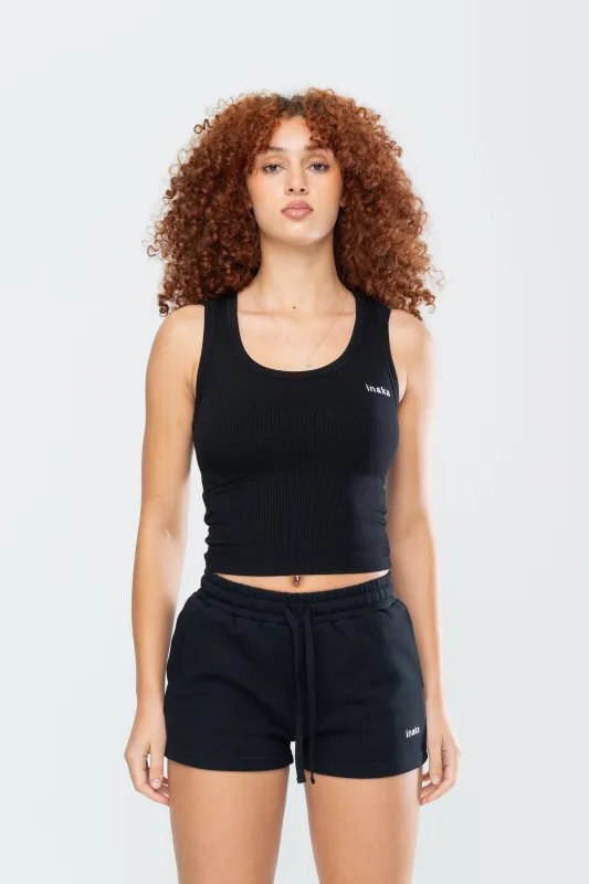 BASICS LOUNGE TANK - BLACK sold by Inaka power