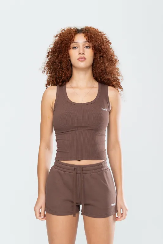 BASICS LOUNGE TANK - ESPRESSO made by Inaka power