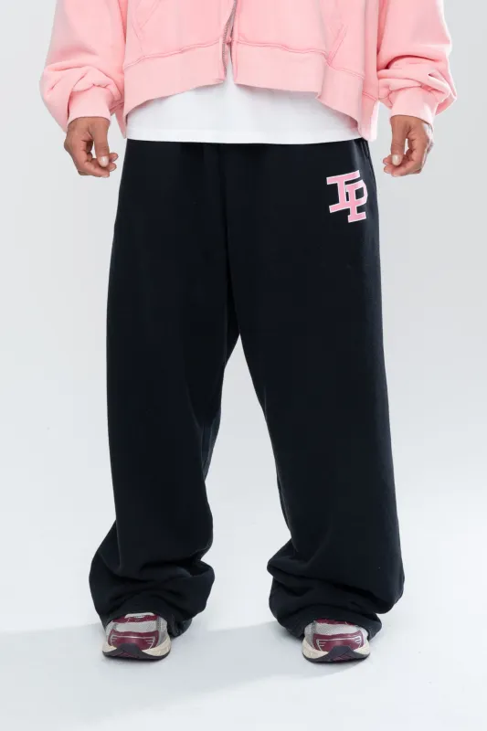 CLASSIC BAGGY SWEATS - BLACK/PINK sold by Inaka power