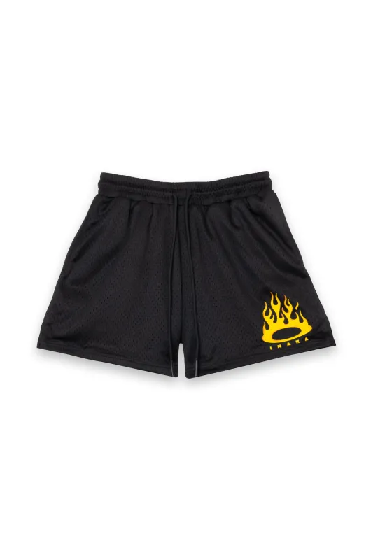 FURY MESH SHORTS - BLACK sold by Inaka power