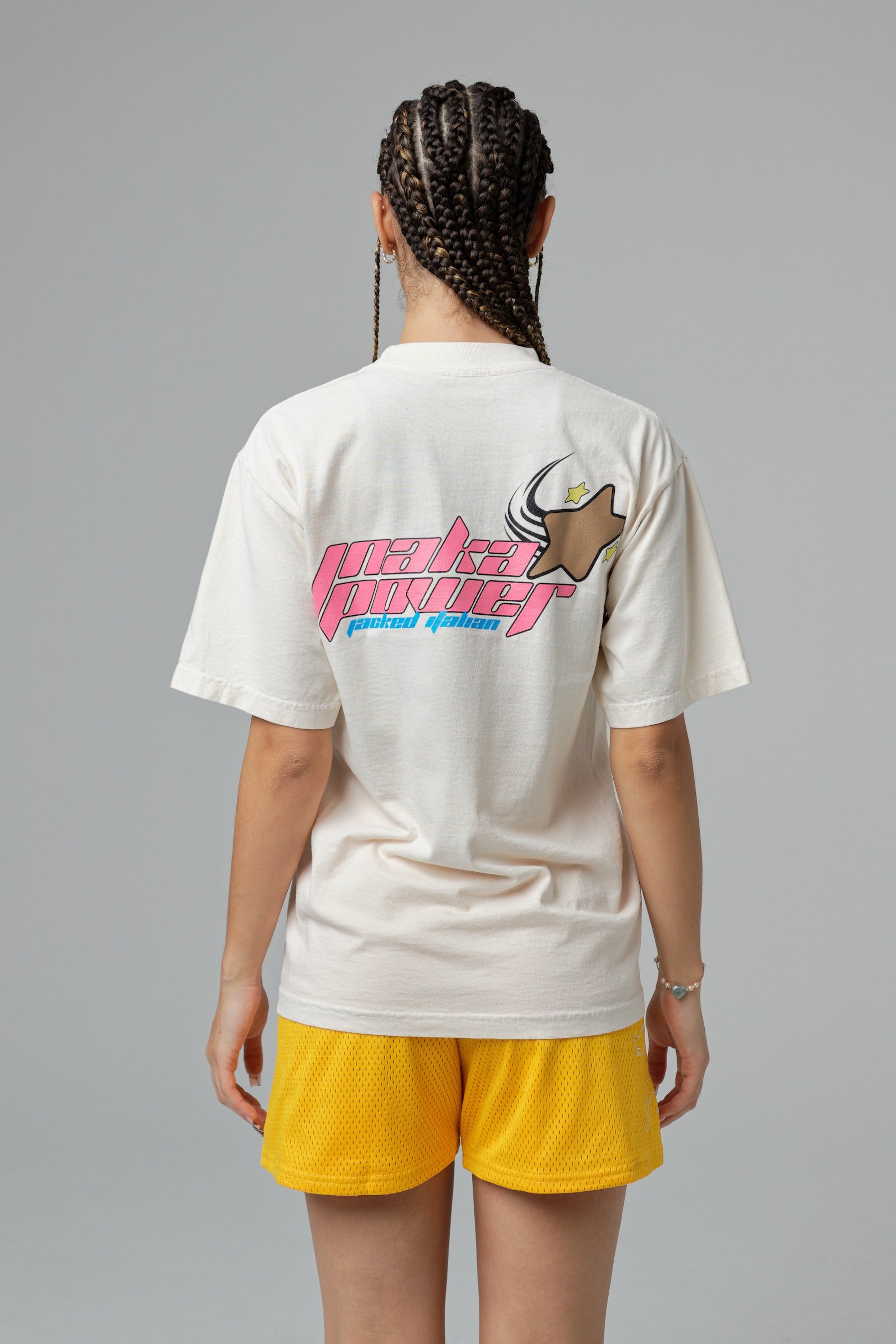 Italian Made Tee - Cream sold by Inaka power product image thumbnail 4