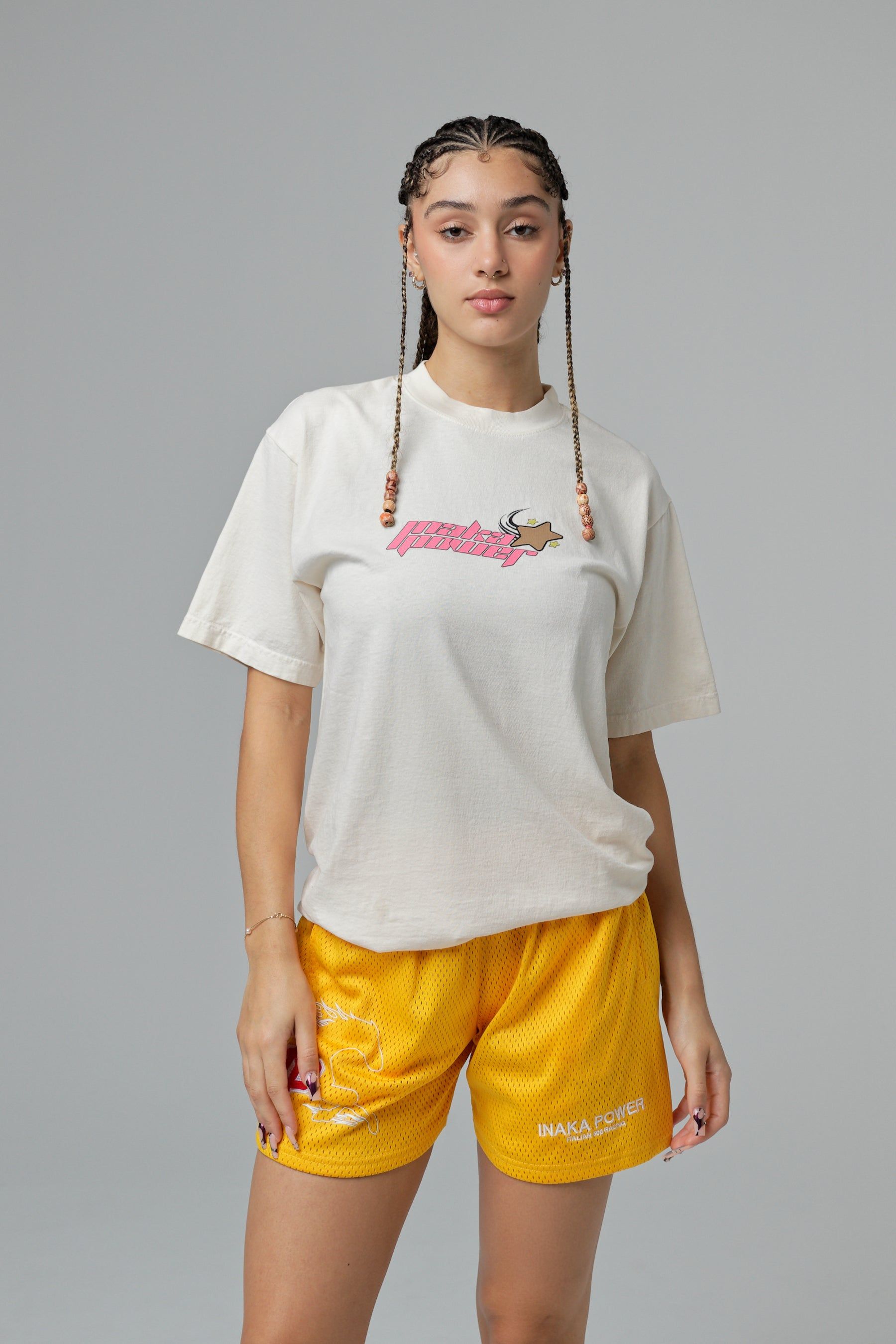 Italian Made Tee - Cream sold by Inaka power product image thumbnail 3