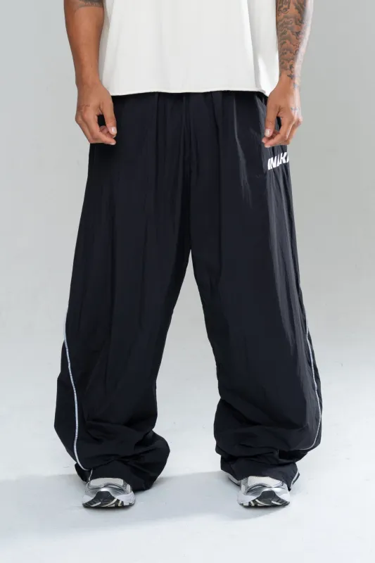 ICONIC BAGGY TRACKPANTS - BLACK sold by Inaka power