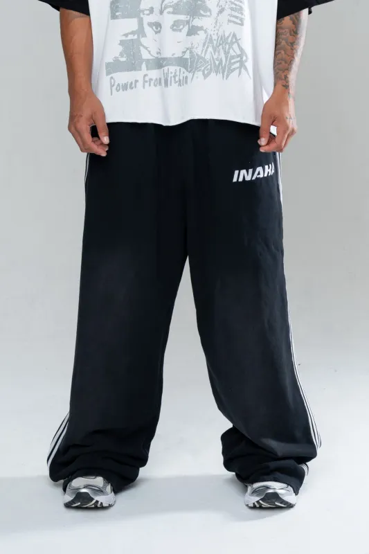 ICONIC BAGGY SWEATPANTS - BLACK sold by Inaka power