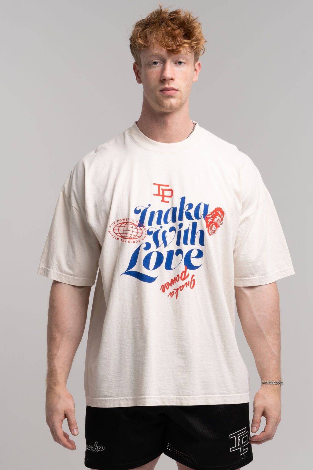 With Love Tee - Cream sold by Inaka power product image thumbnail 5