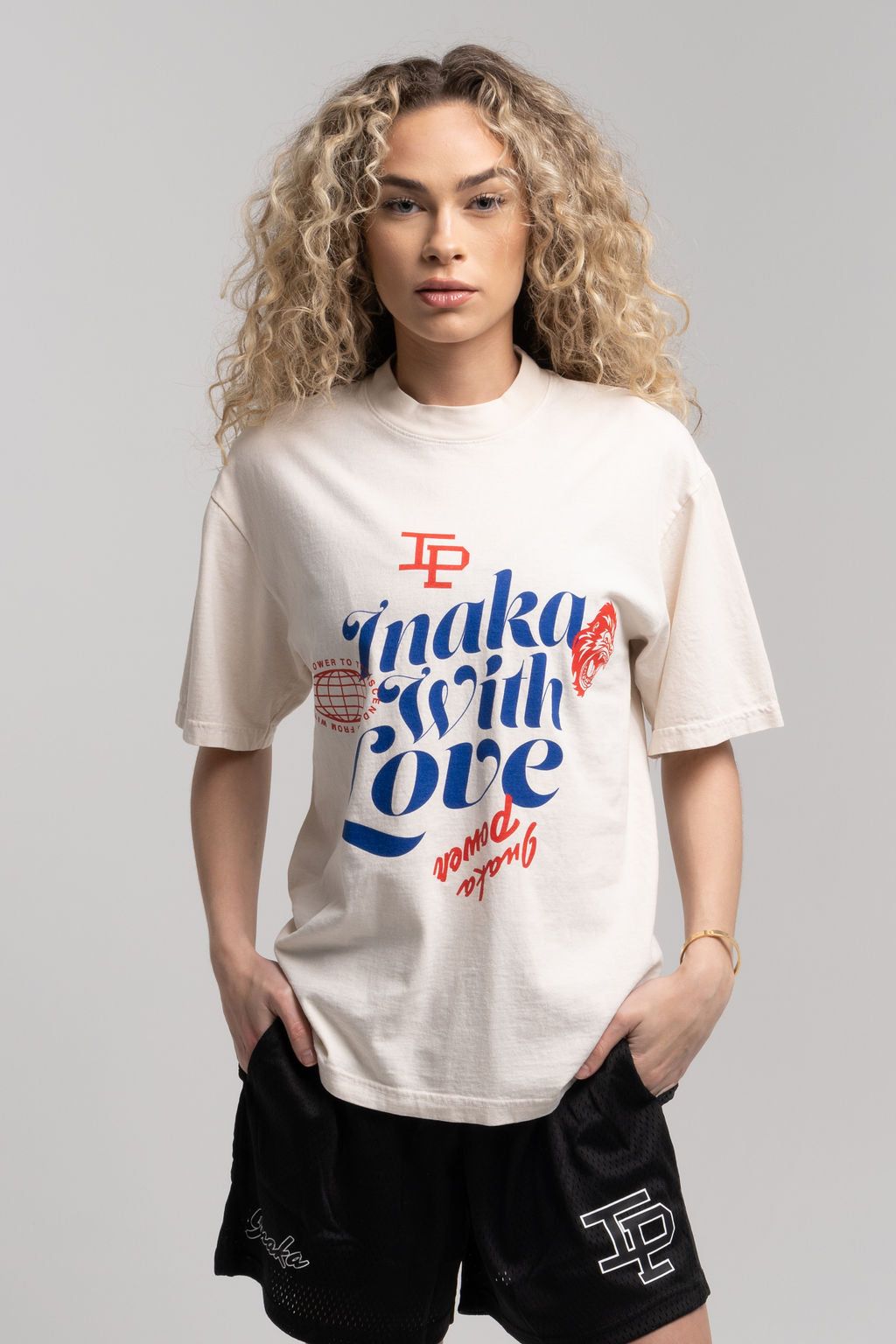 With Love Tee - Cream sold by Inaka power