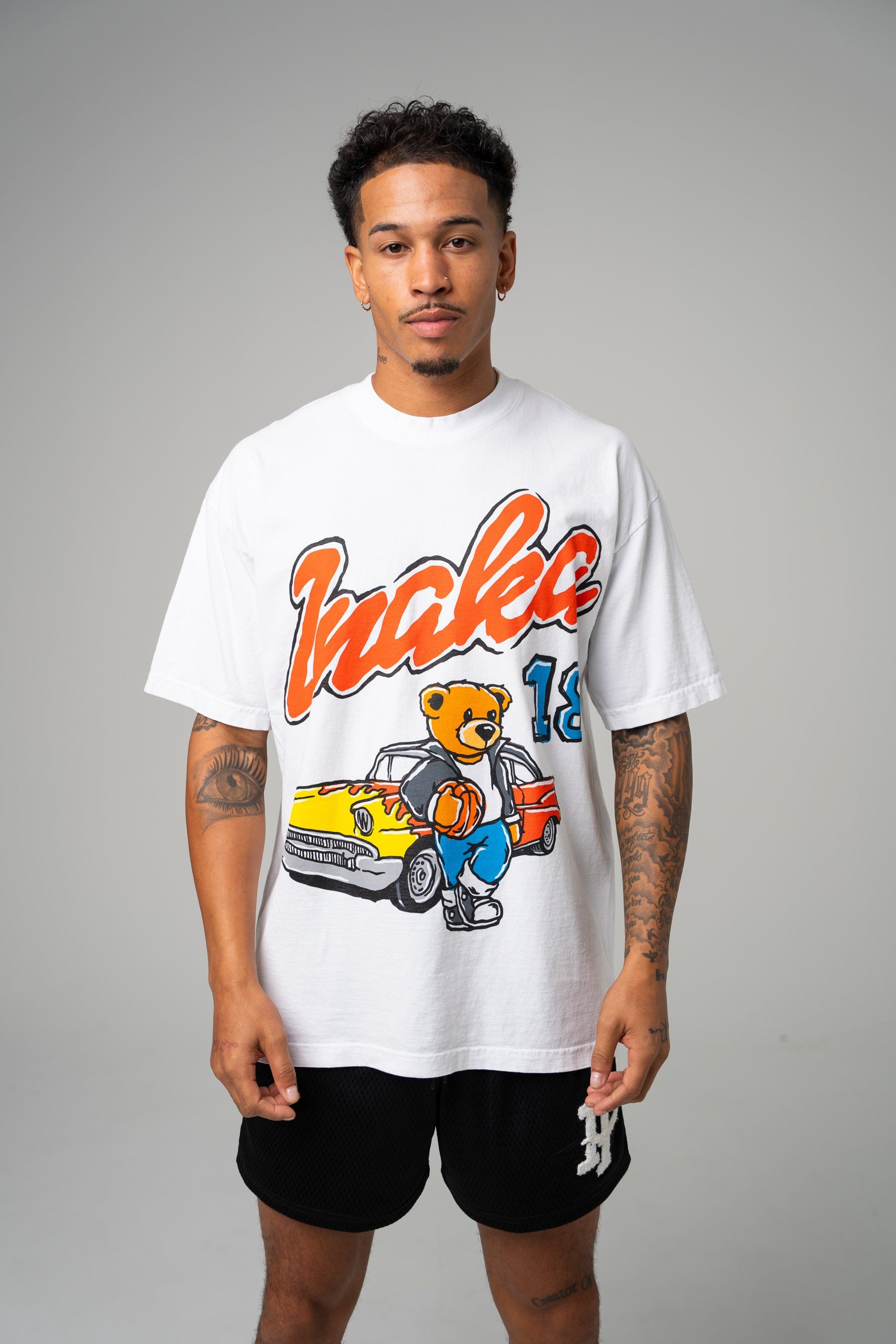 Cool Guy Teddy Tee - White sold by Inaka power product image thumbnail 2