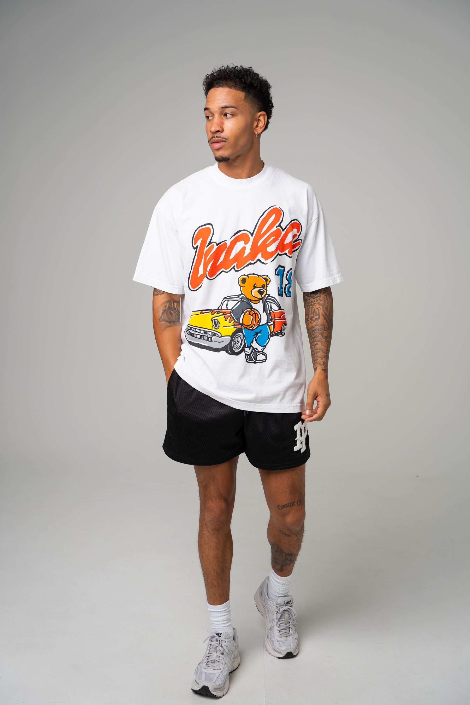 Cool Guy Teddy Tee - White sold by Inaka power product image thumbnail 3