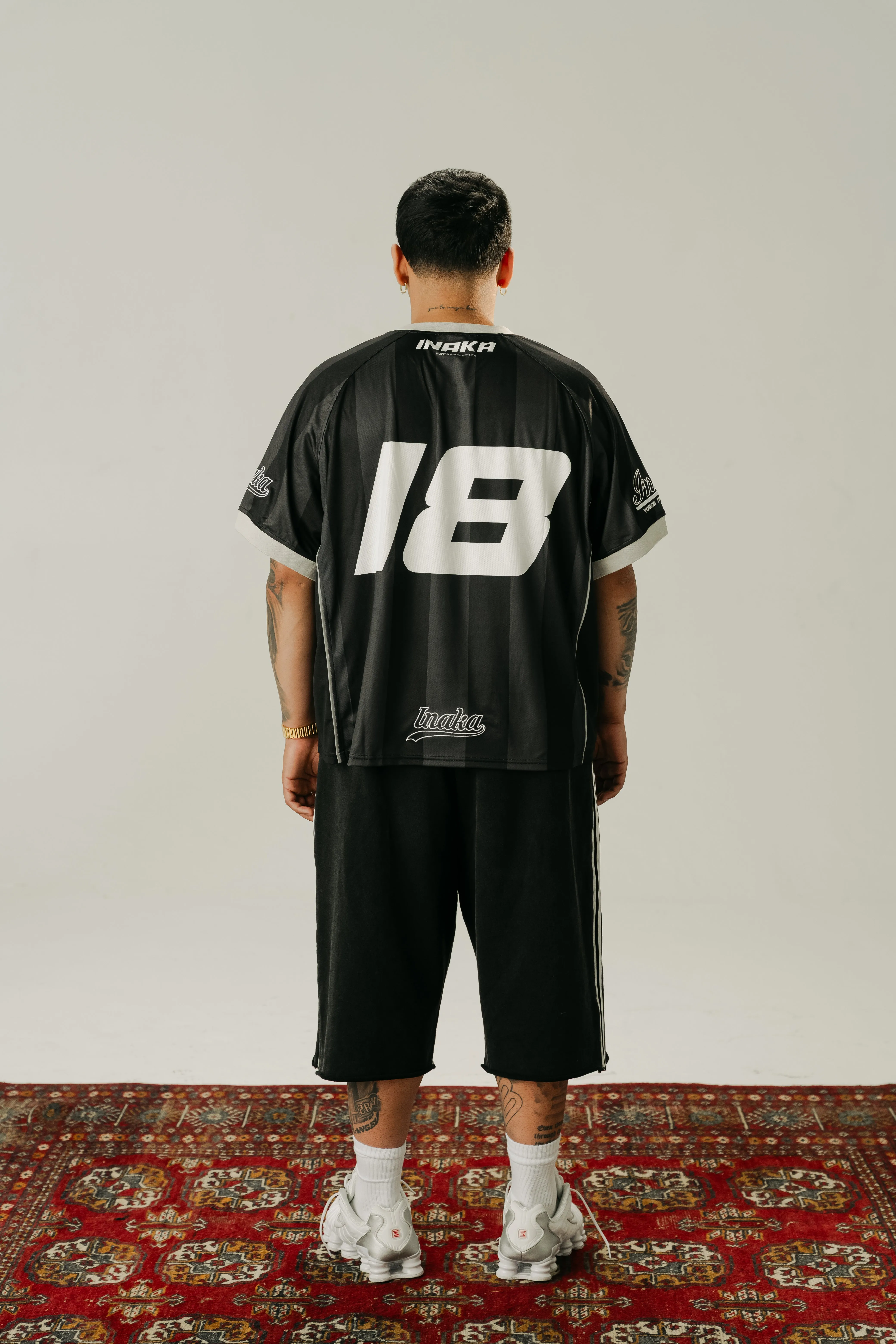BAGGY SWEAT JORTS - BLACK sold by Inaka power product image thumbnail 4