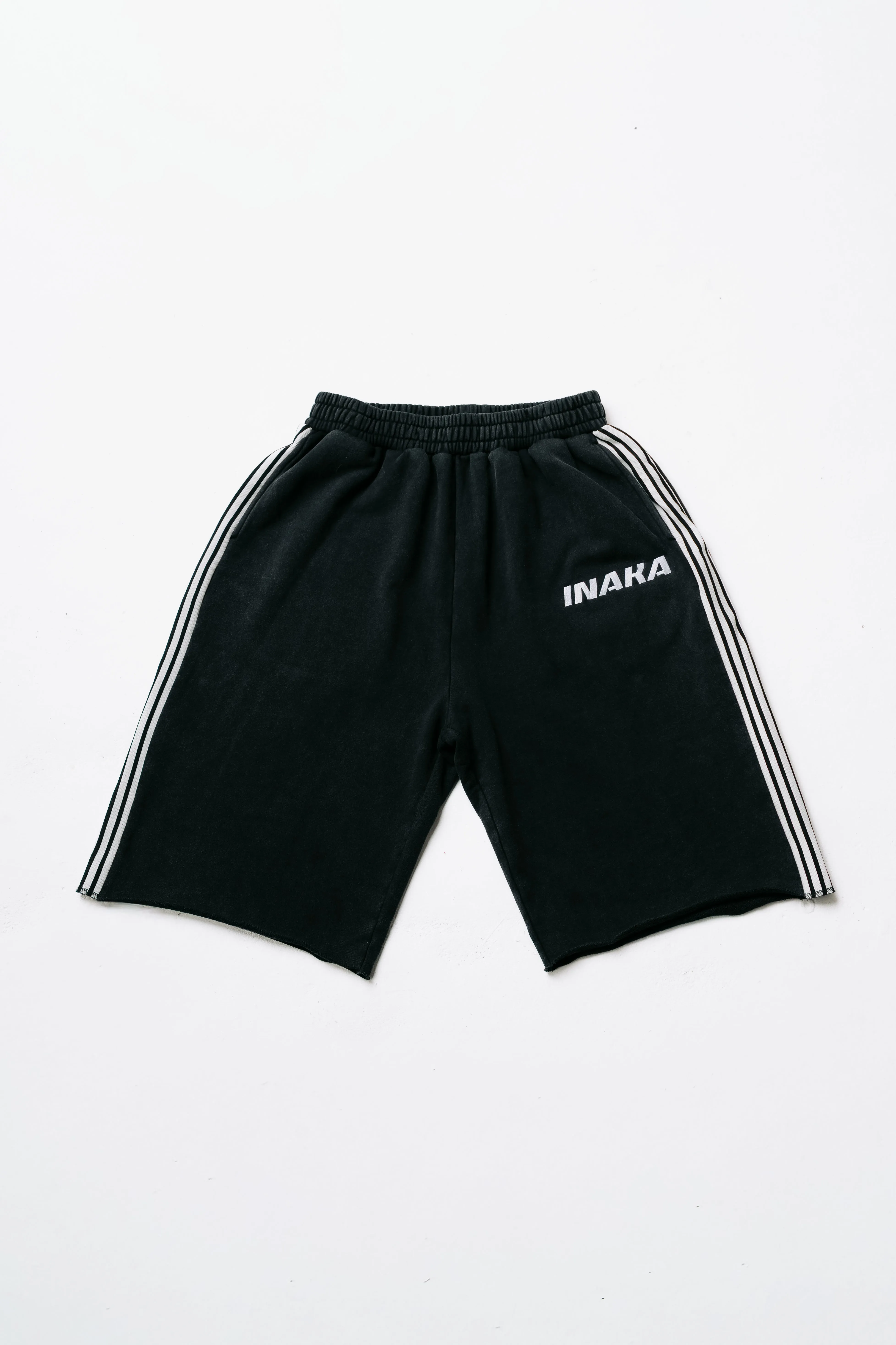 BAGGY SWEAT JORTS - BLACK sold by Inaka power