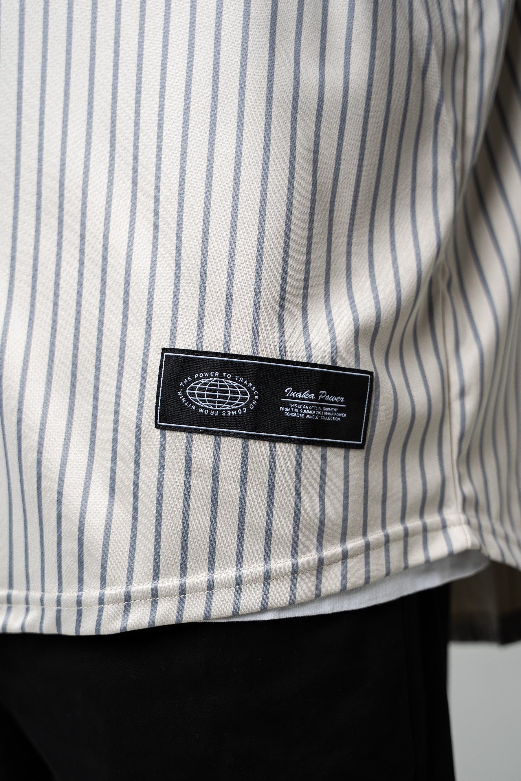Men's Baseball Jersey - Pinstripe sold by Inaka power product image thumbnail 5