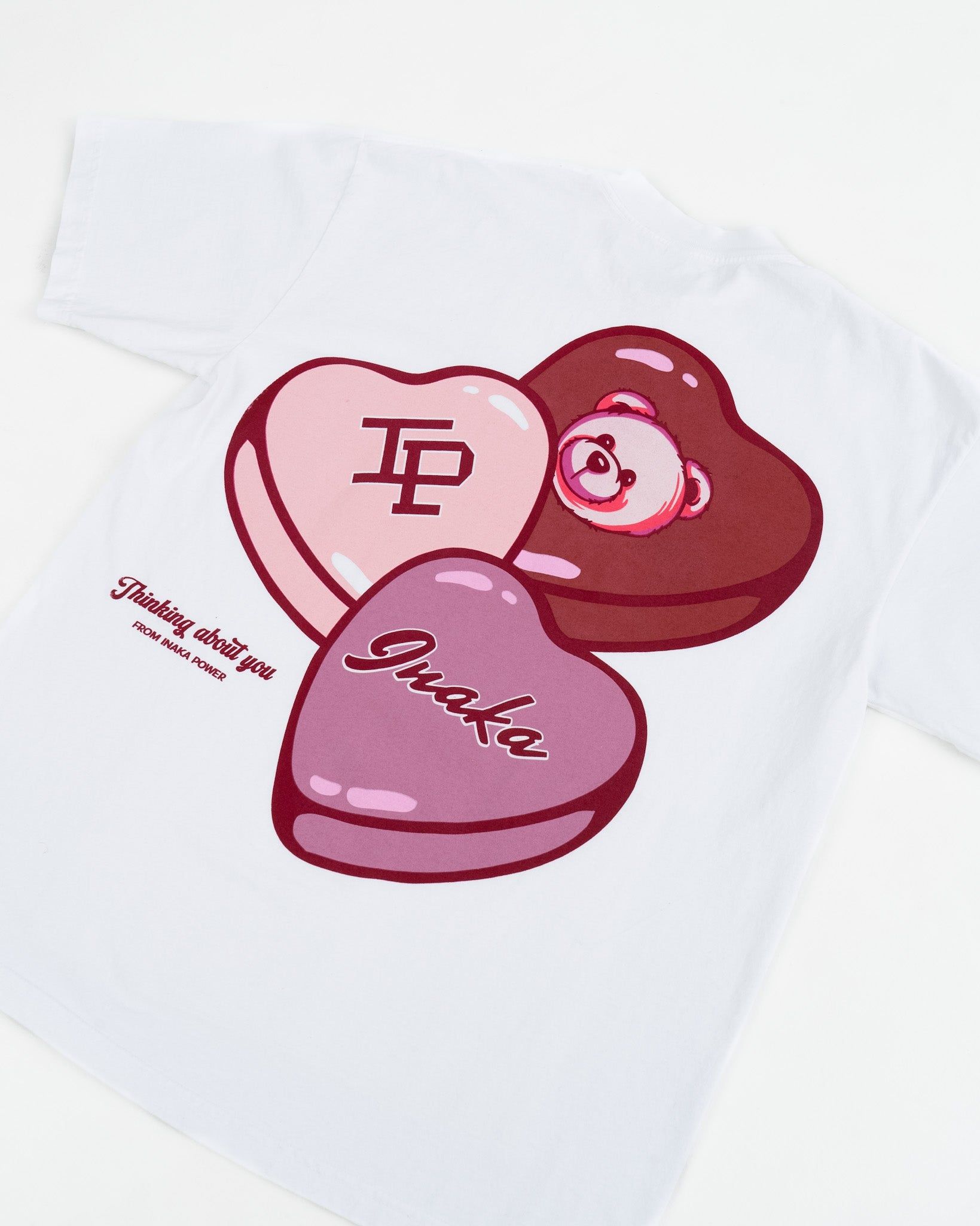 Teddy Love Tee - White sold by Inaka power product image thumbnail 4