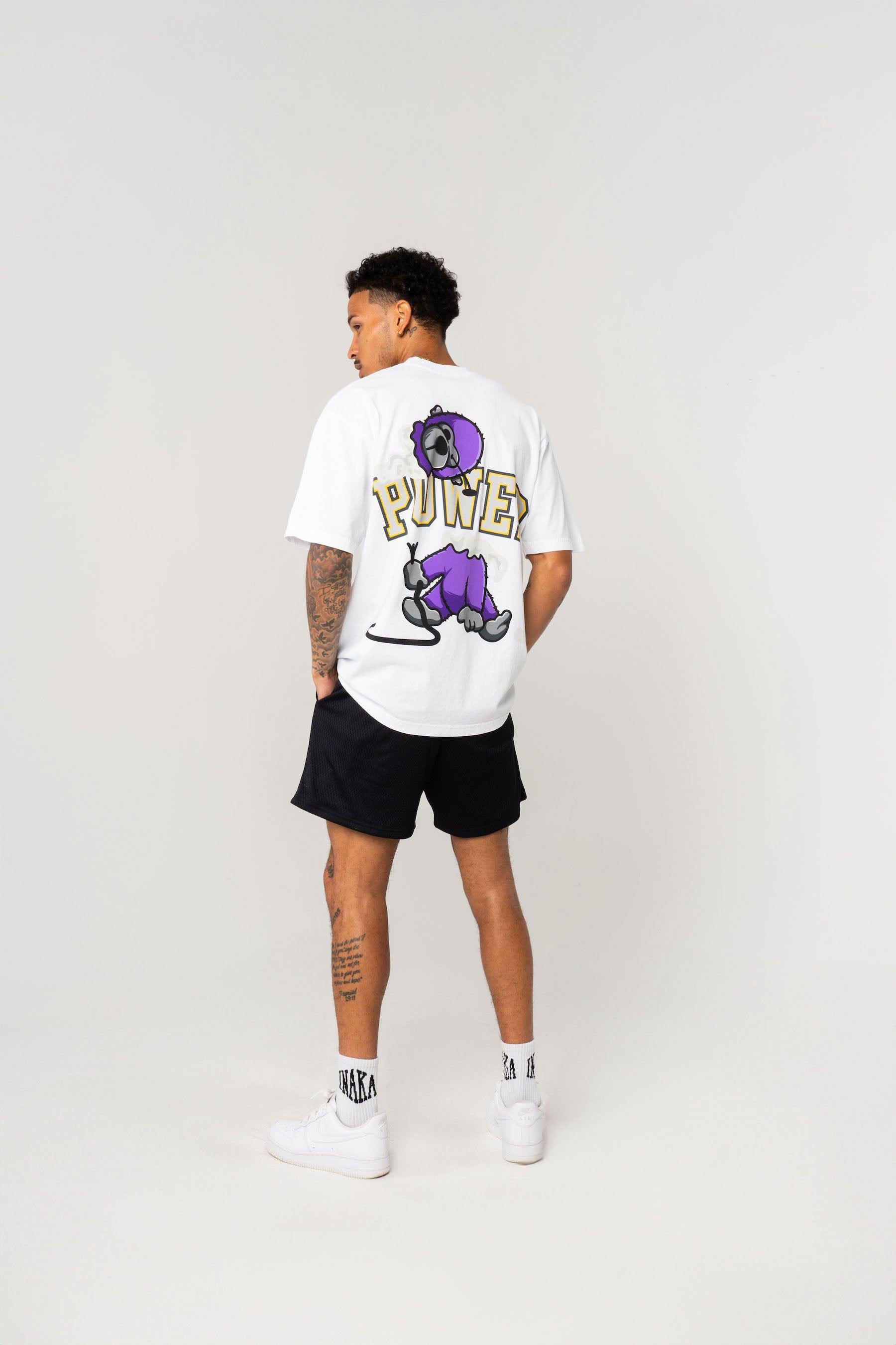 Inaka Bomb Tee - White sold by Inaka power product image thumbnail 6
