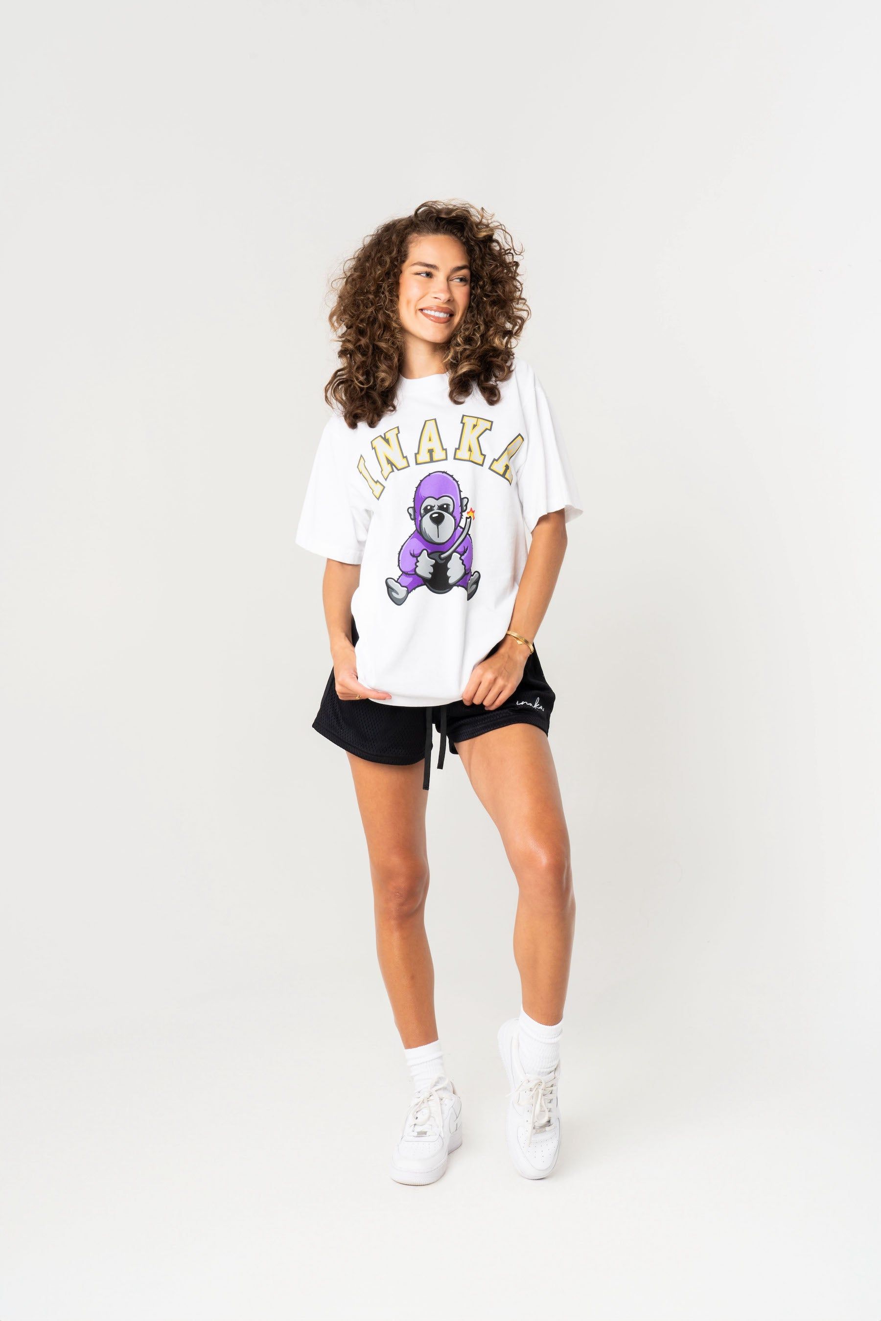 Inaka Bomb Tee - White sold by Inaka power product image thumbnail 8