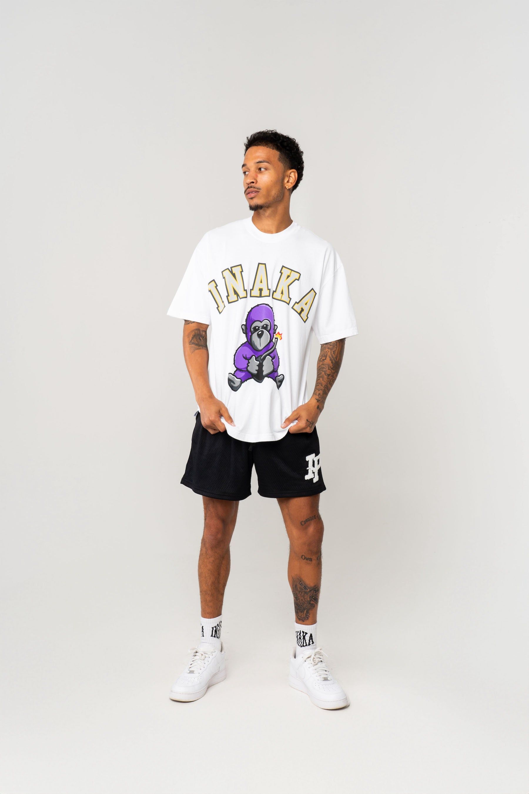 Inaka Bomb Tee - White sold by Inaka power product image thumbnail 5