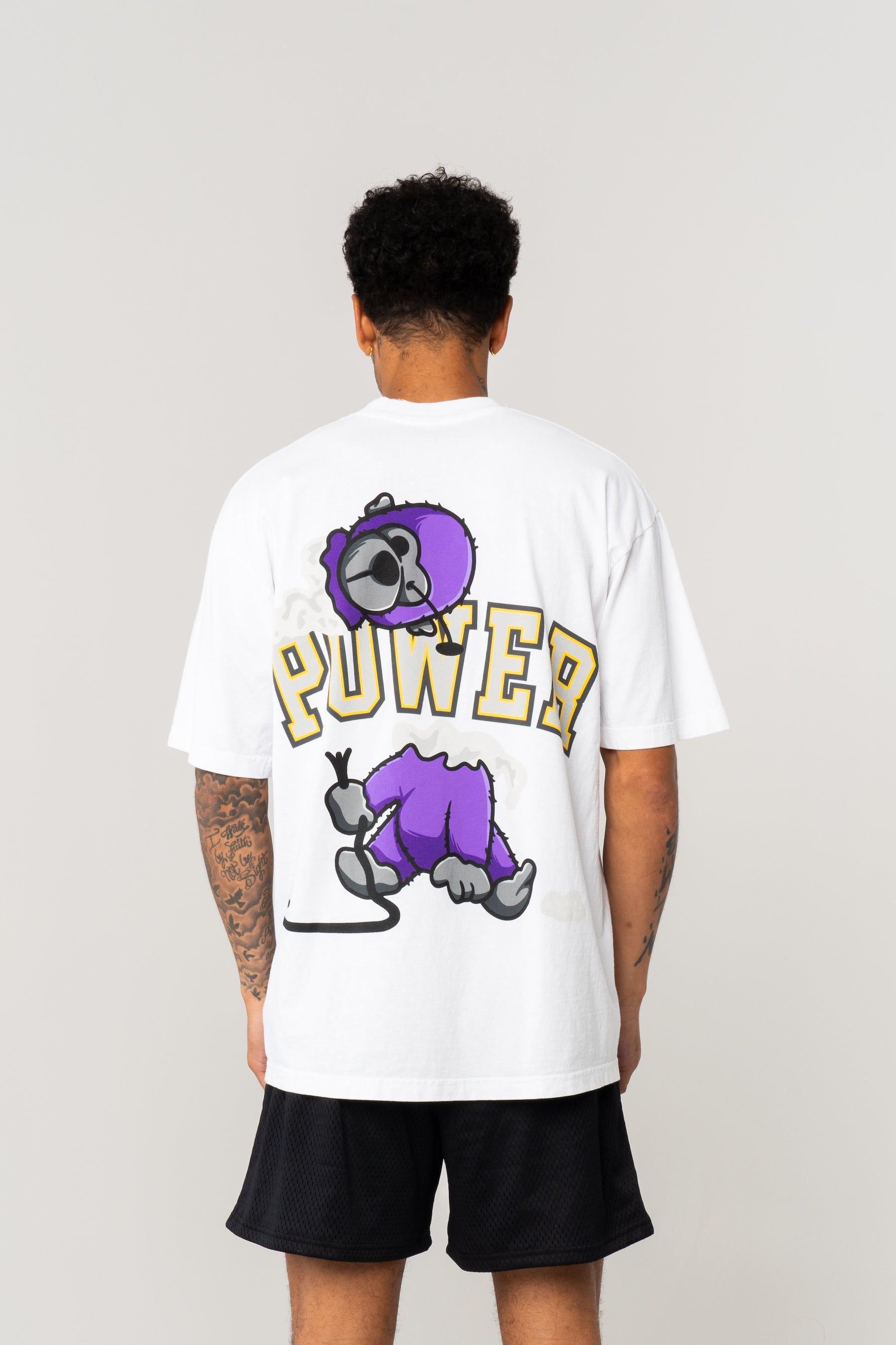 Inaka Bomb Tee - White sold by Inaka power product image thumbnail 2