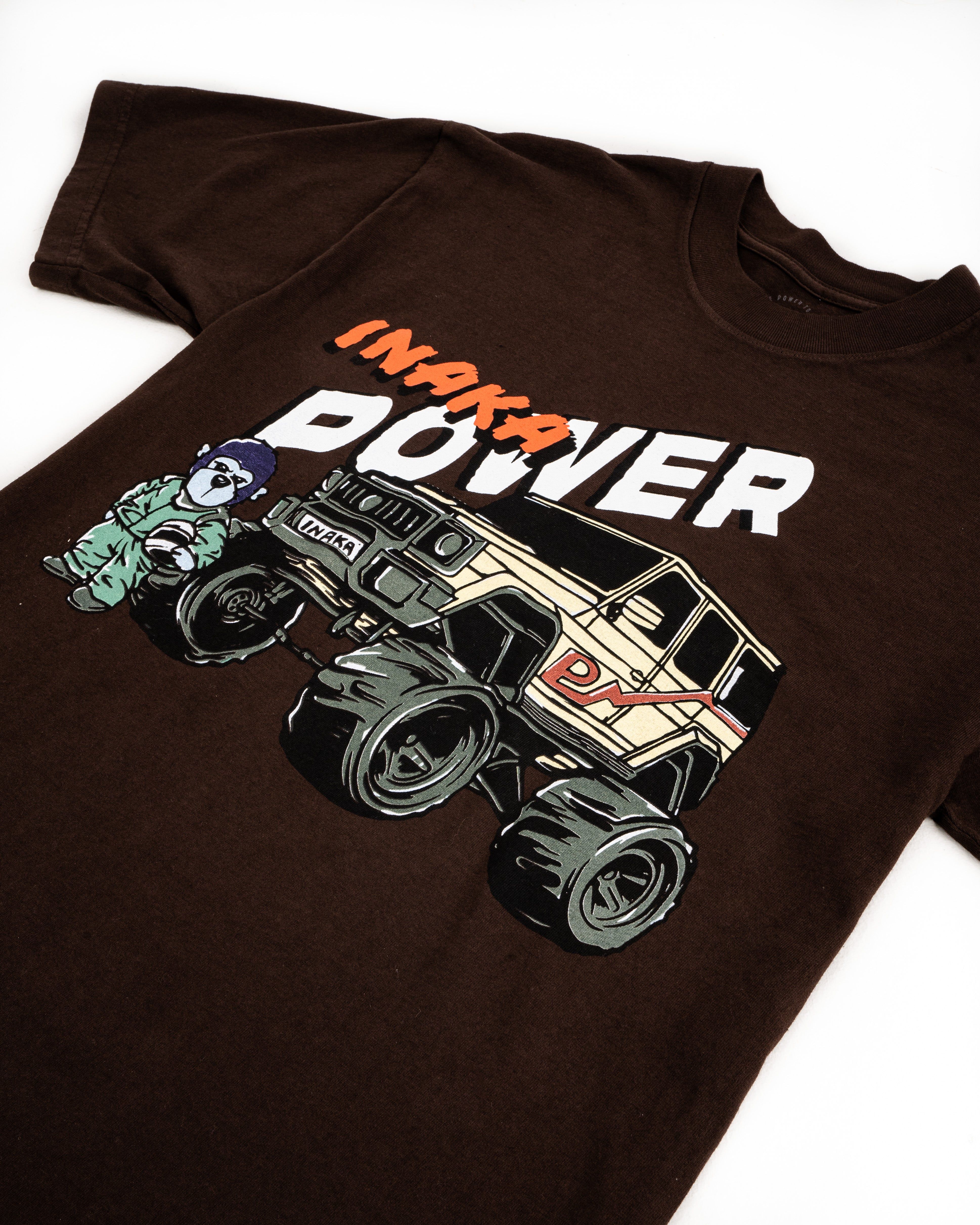 Power Motors Tee - Mocha sold by Inaka power product image thumbnail 2
