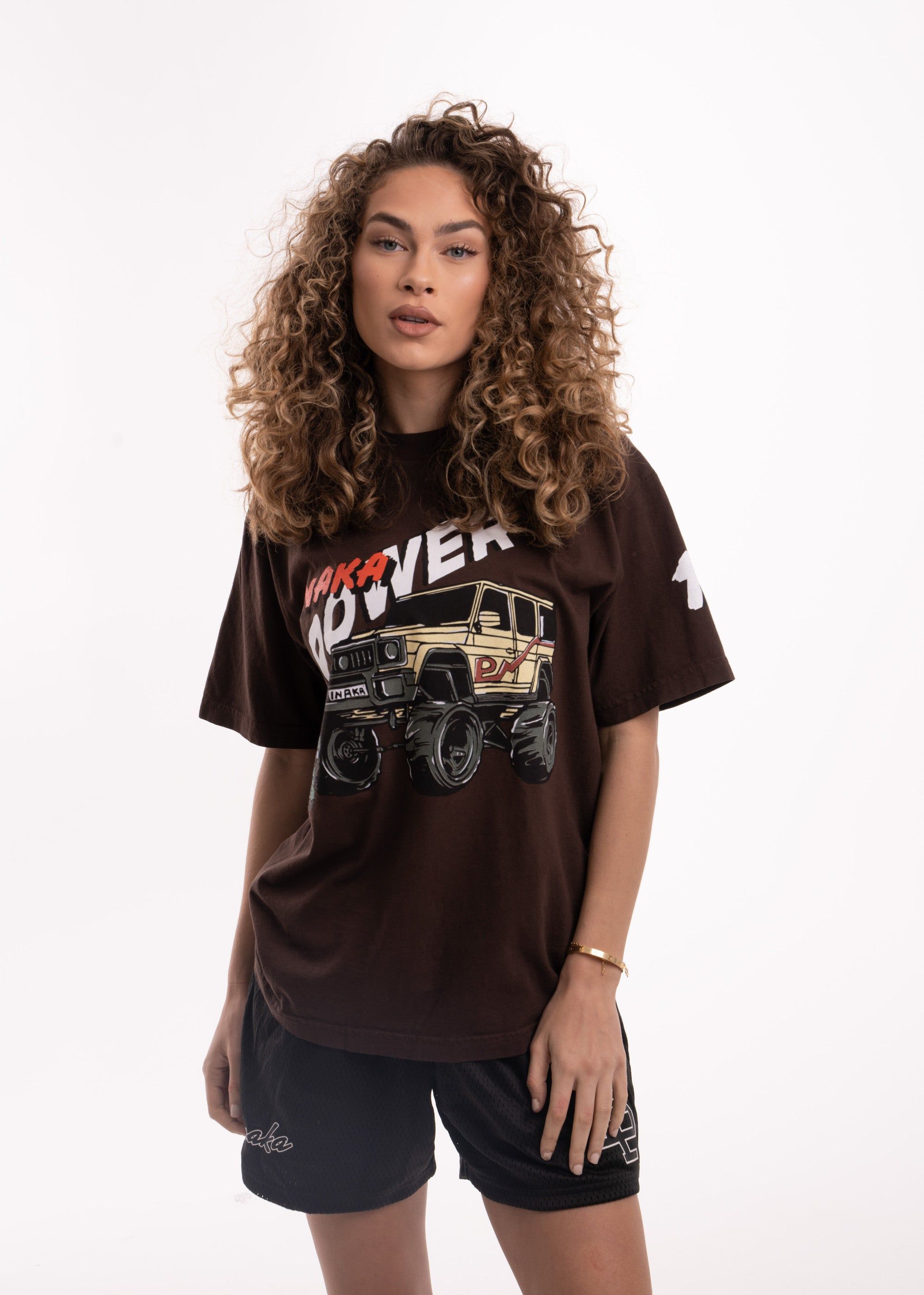 Power Motors Tee - Mocha sold by Inaka power product image thumbnail 4