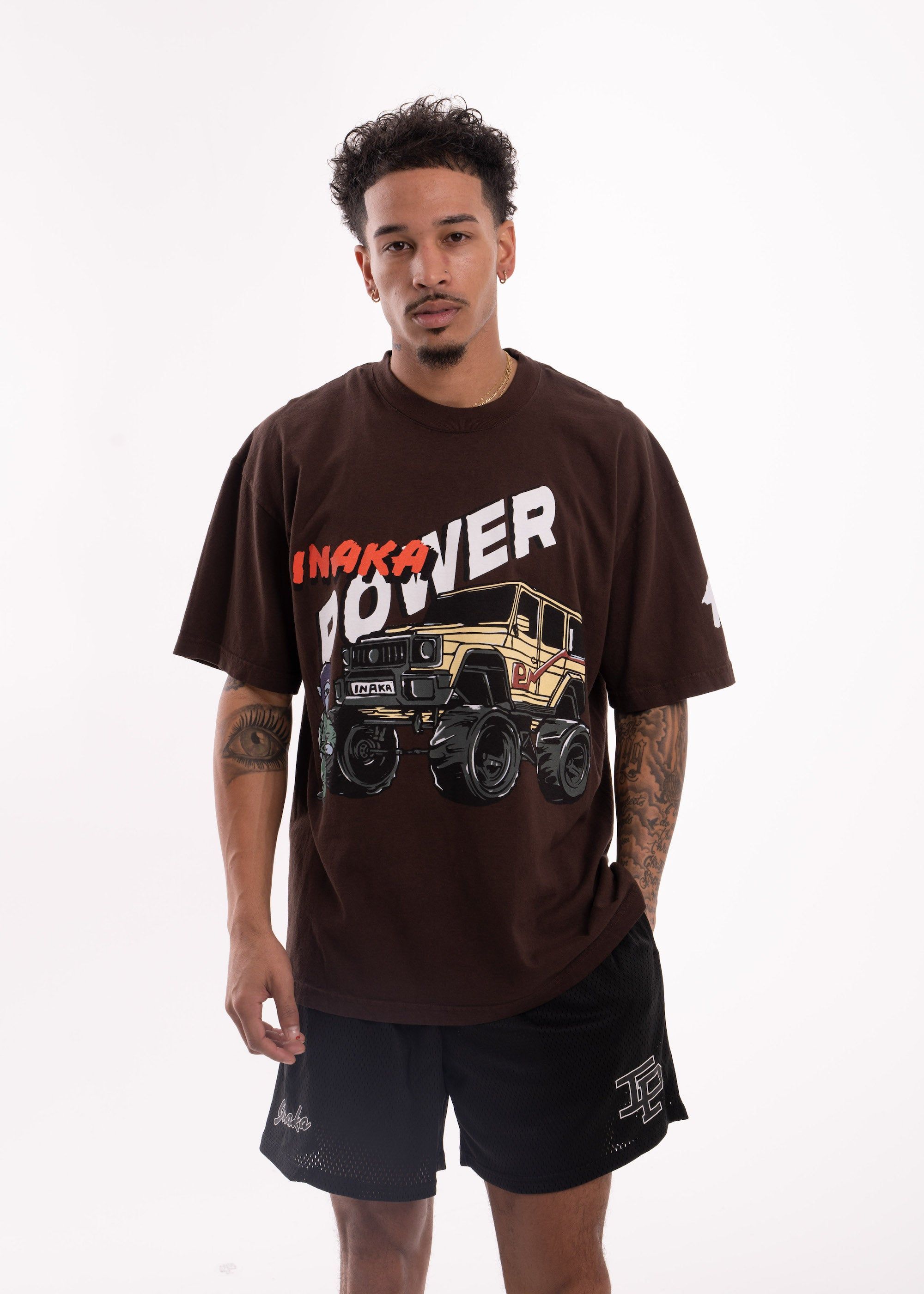 Power Motors Tee - Mocha sold by Inaka power product image thumbnail 5