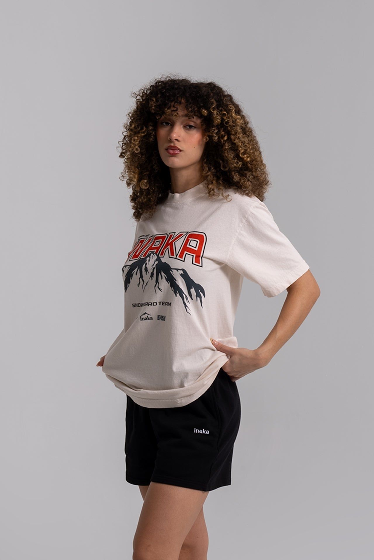 Power Peak Tee - Cream sold by Inaka power product image thumbnail 3