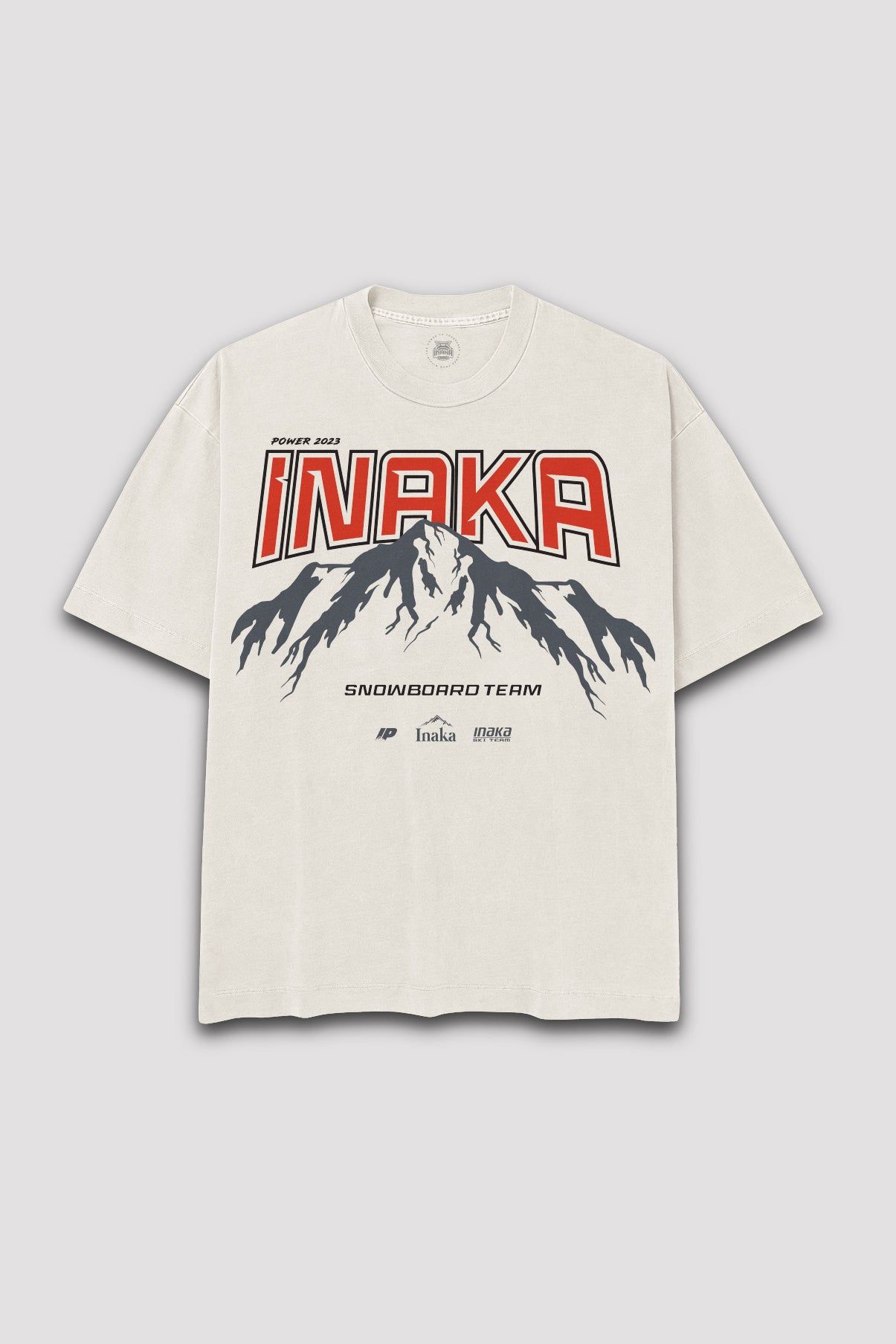 Power Peak Tee - Cream sold by Inaka power
