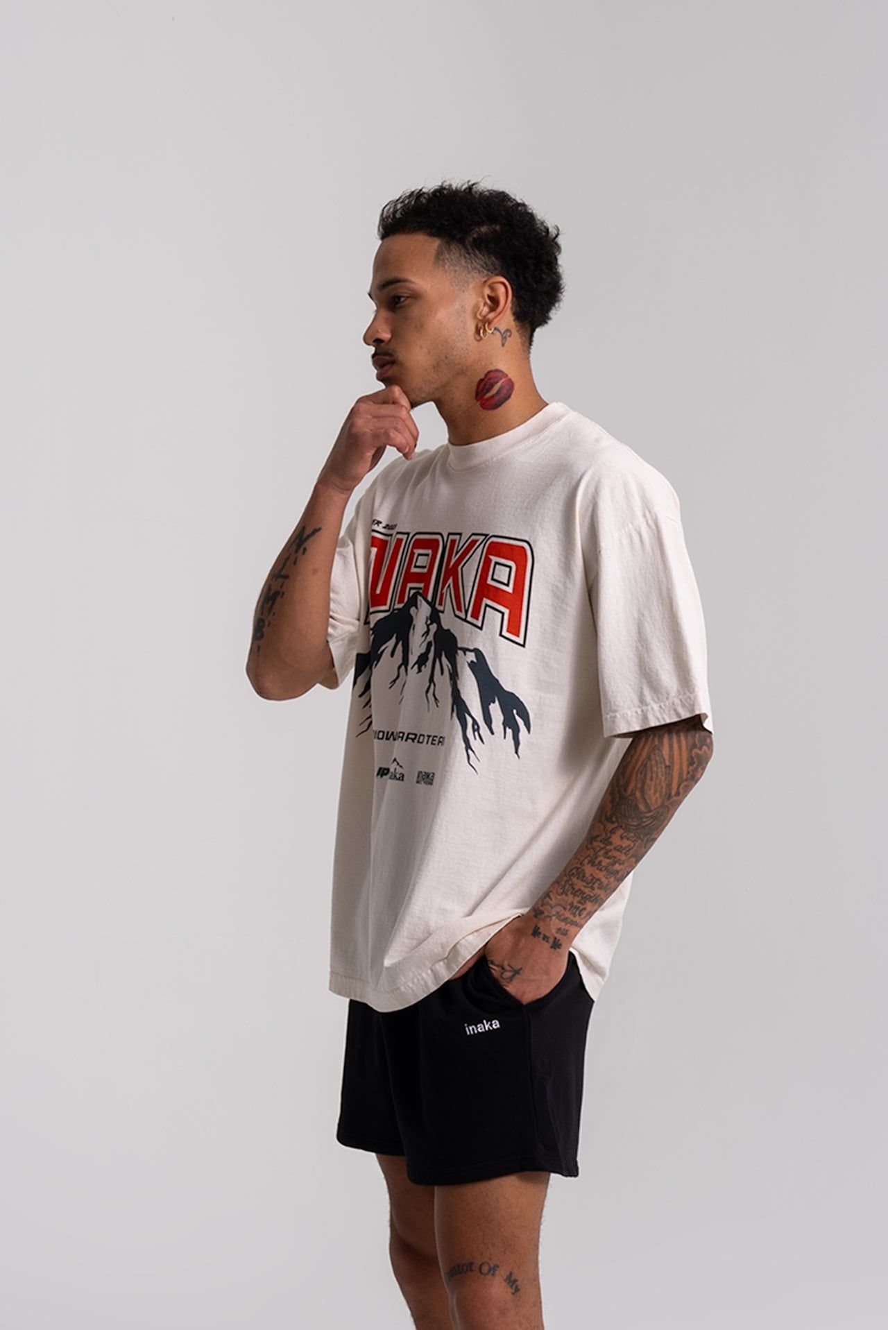 Power Peak Tee - Cream sold by Inaka power product image thumbnail 5
