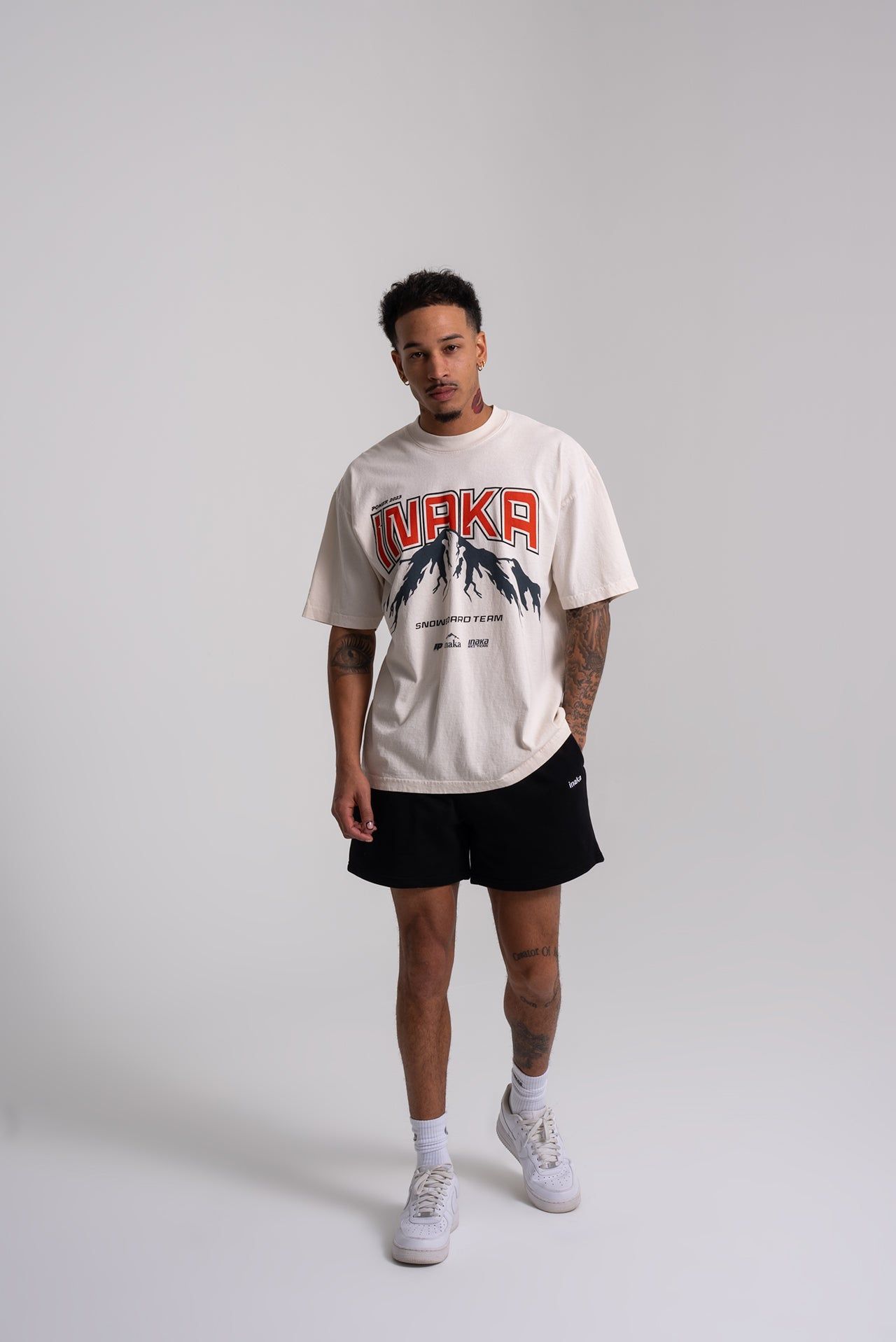 Power Peak Tee - Cream sold by Inaka power product image thumbnail 4