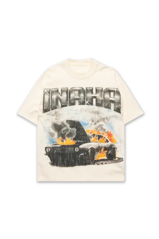 FURY ROAD TEE - CREAM sold by Inaka power