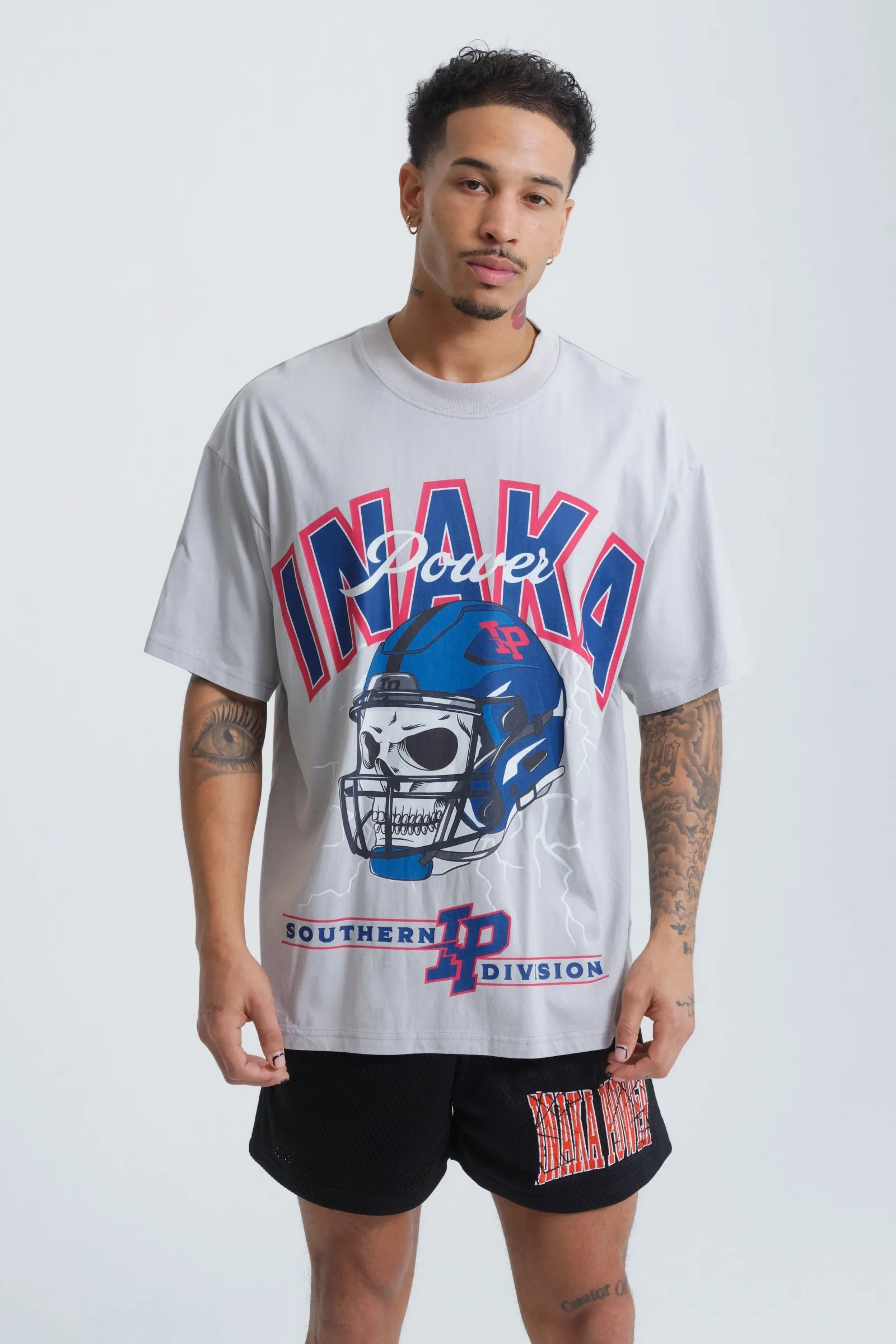 SKULL TEE - TEXANS sold by Inaka power product image thumbnail 3