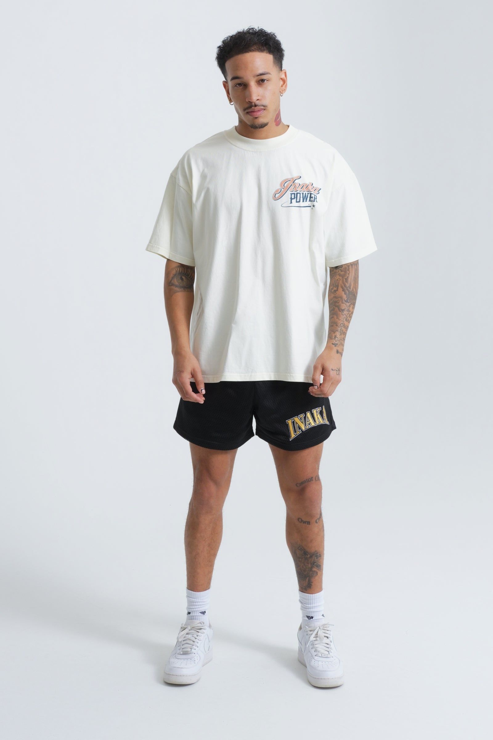 GRAND SLAM TEE - CREAM sold by Inaka power product image thumbnail 3