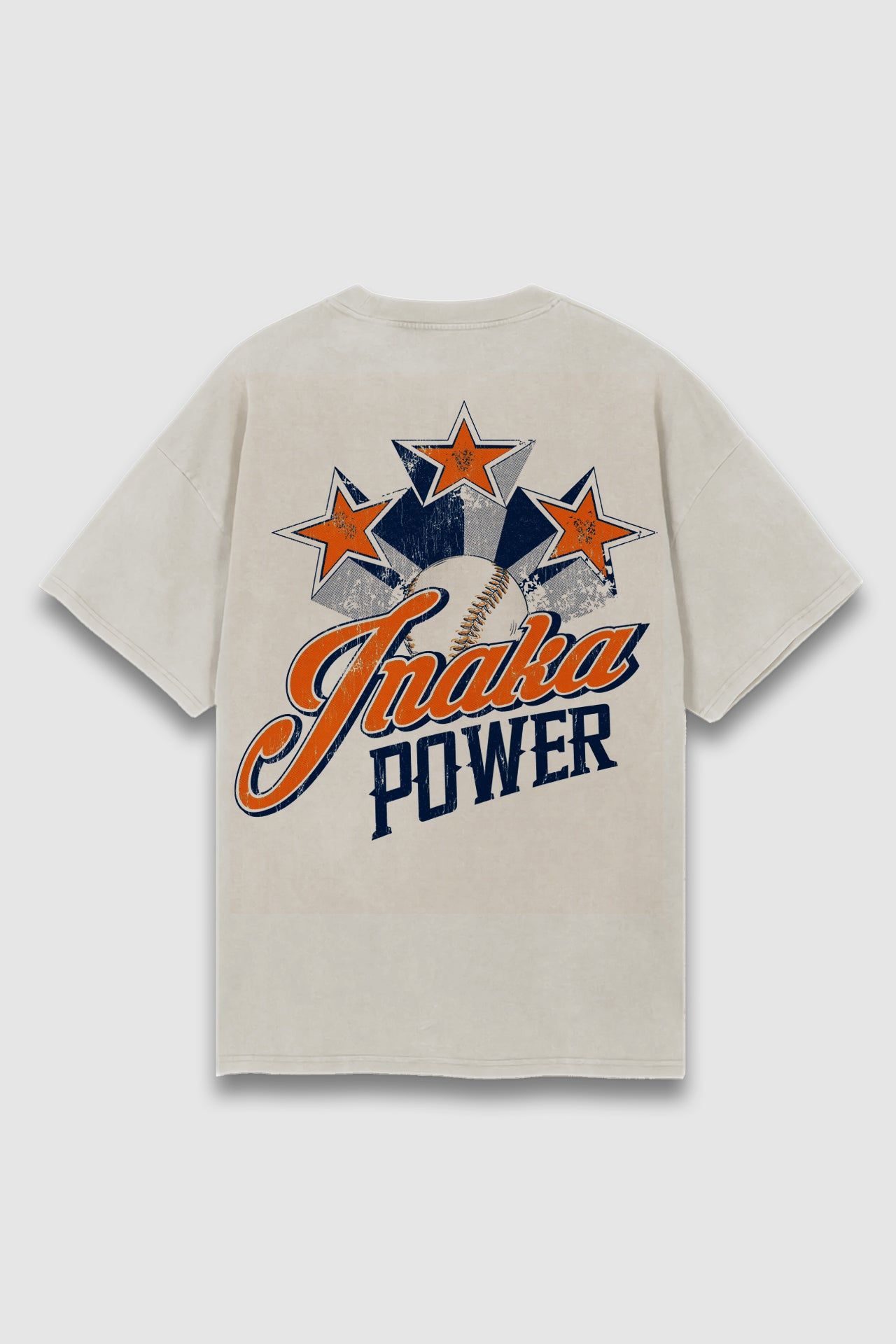 GRAND SLAM TEE - CREAM sold by Inaka power product image thumbnail 2