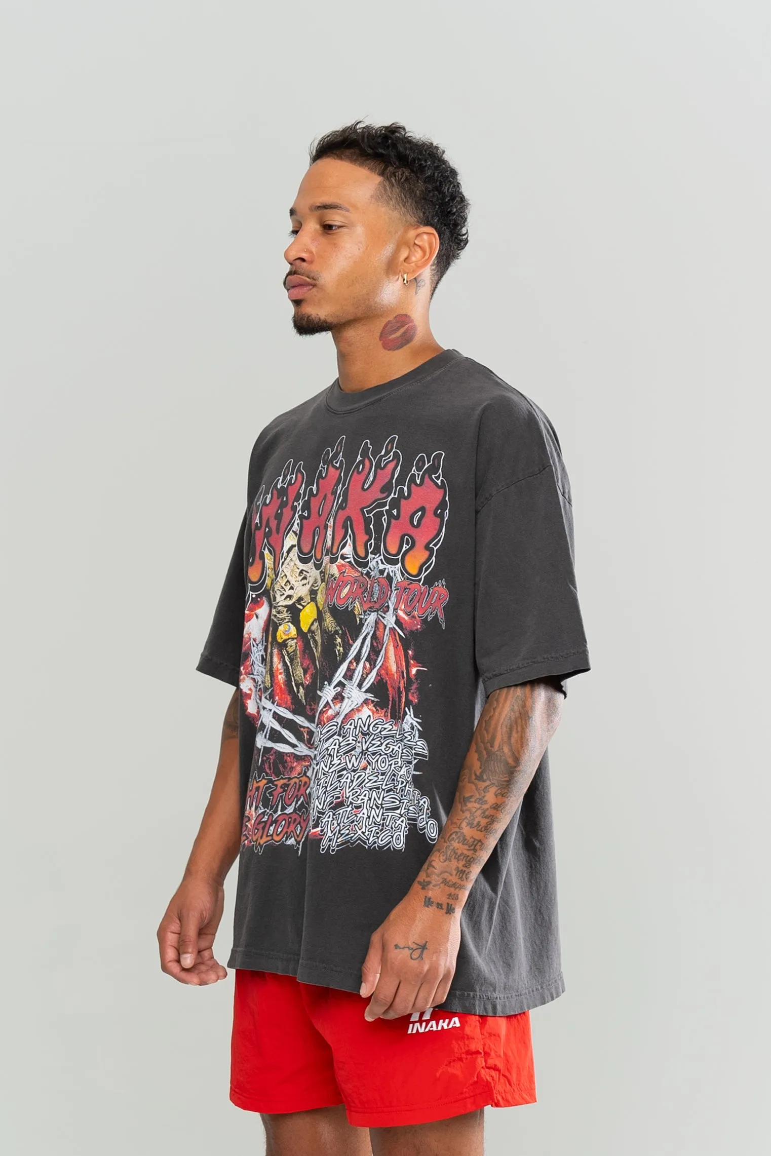 INAKA BERSERK TEE - VINTAGE BLACK sold by Inaka power product image thumbnail 5