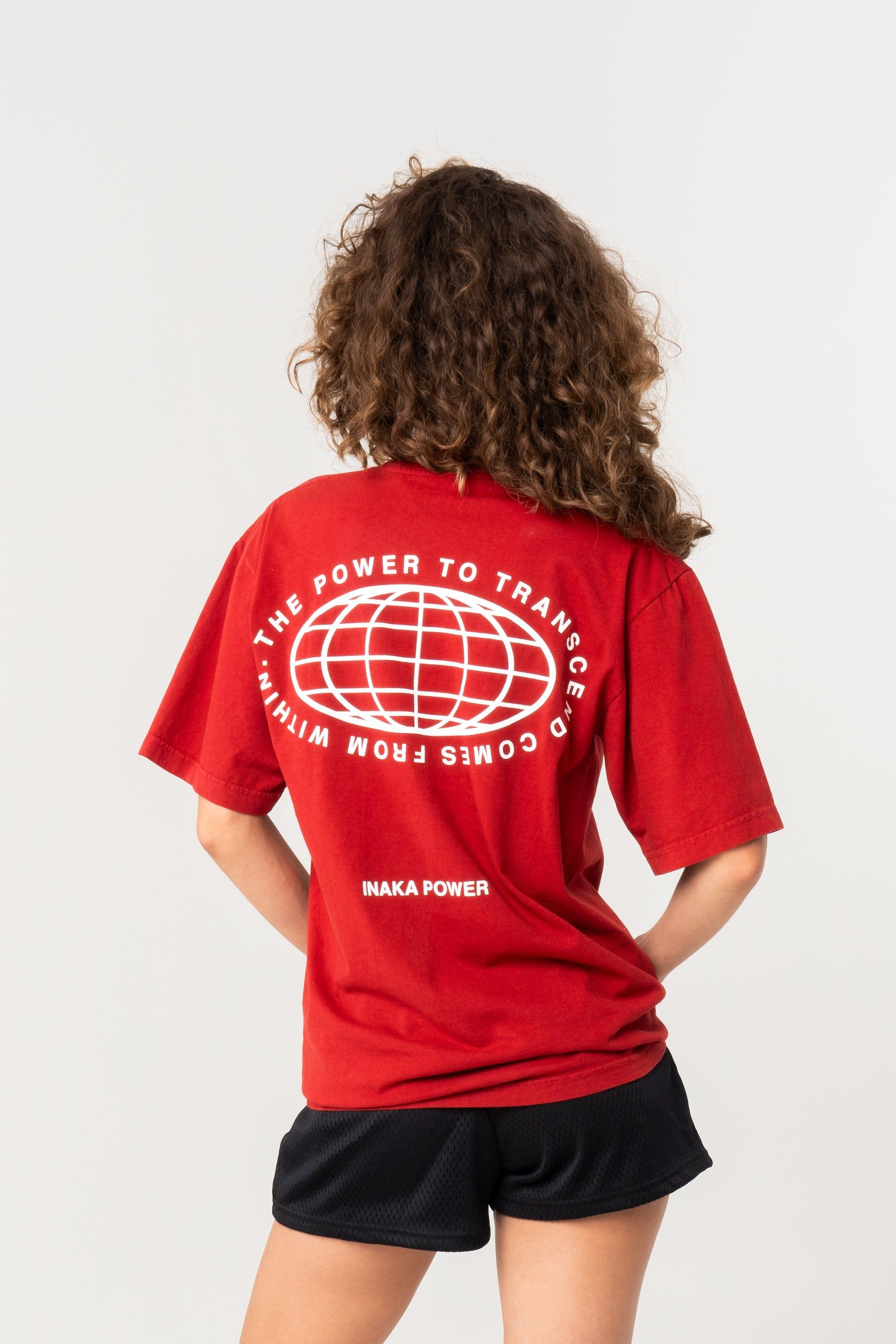 Inaka Worldwide Tee - Red sold by Inaka power product image thumbnail 4