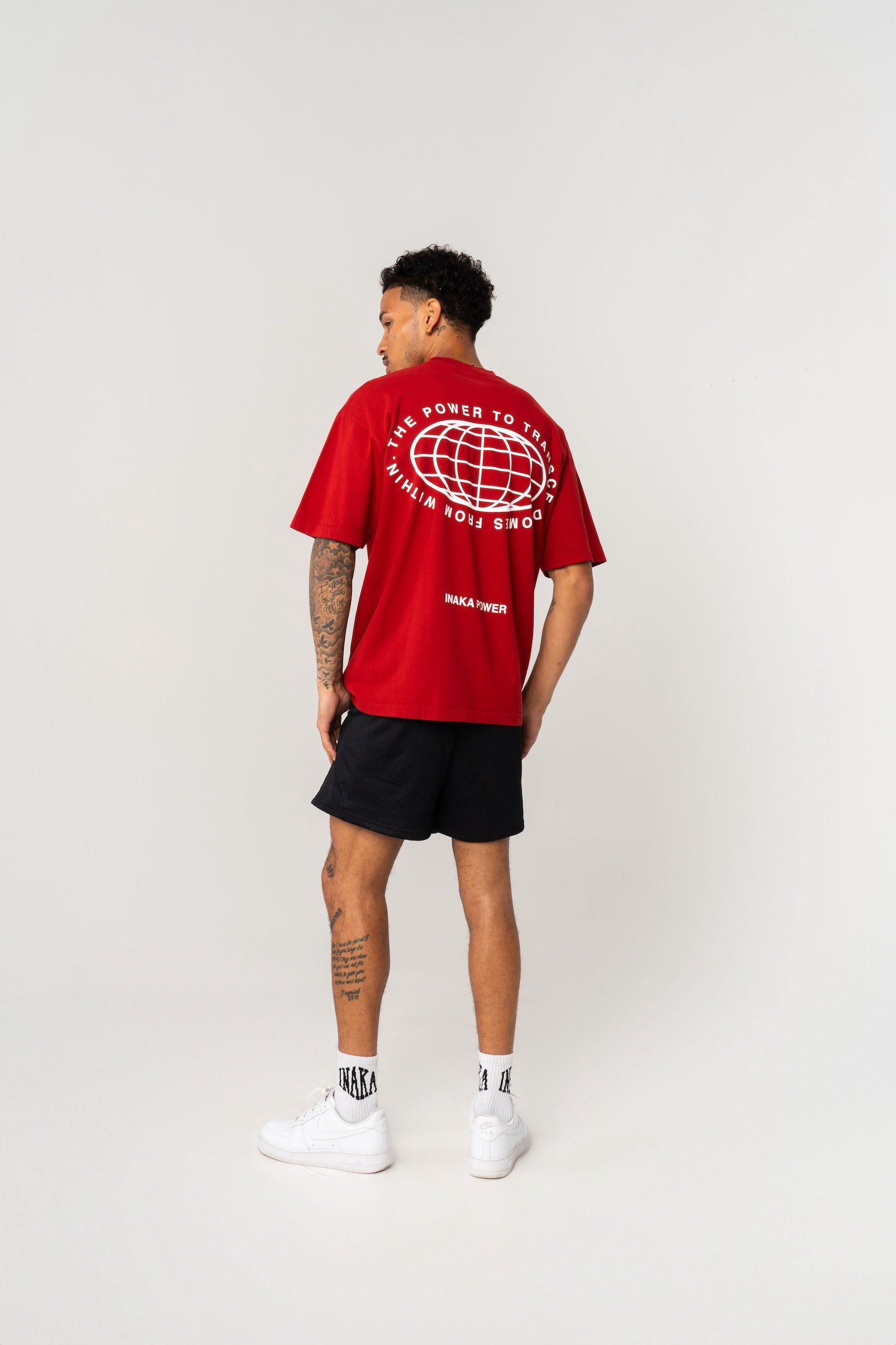 Inaka Worldwide Tee - Red sold by Inaka power product image thumbnail 6