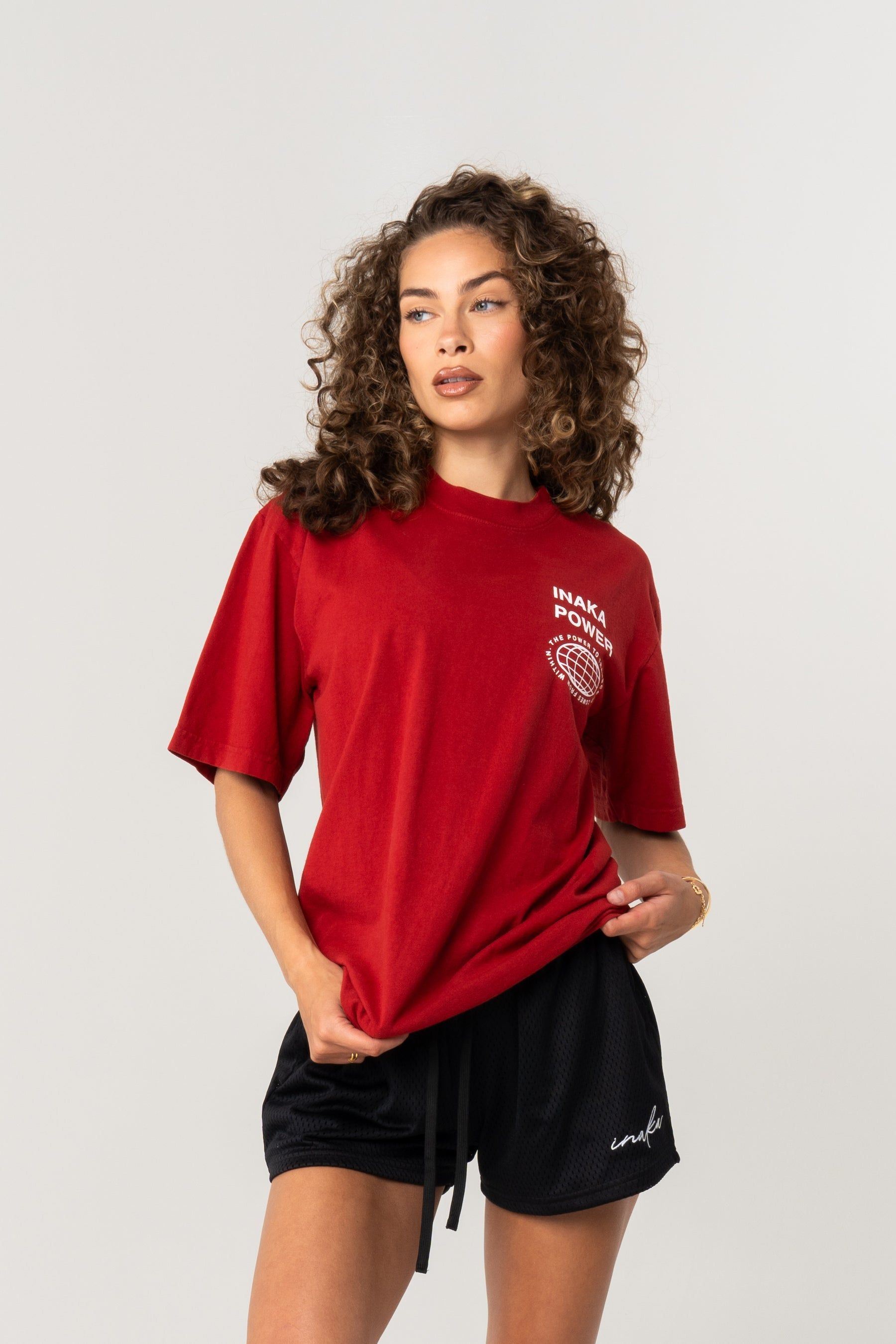 Inaka Worldwide Tee - Red sold by Inaka power product image thumbnail 3
