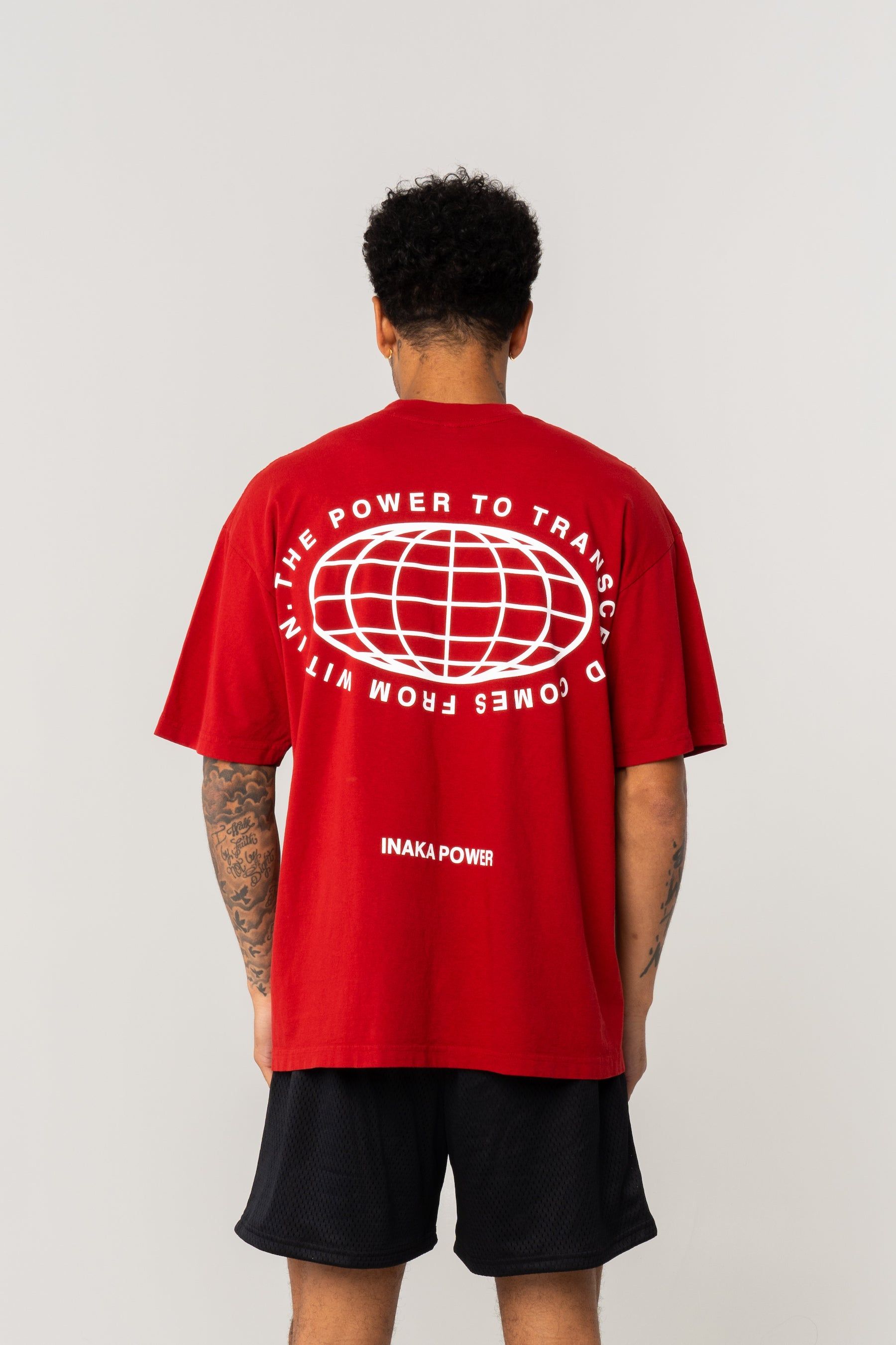 Inaka Worldwide Tee - Red sold by Inaka power product image thumbnail 2