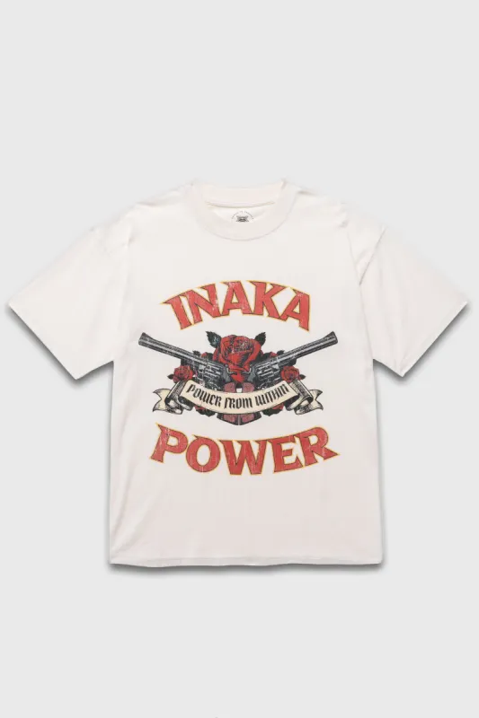 Guns And Roses Tee - White sold by Inaka power