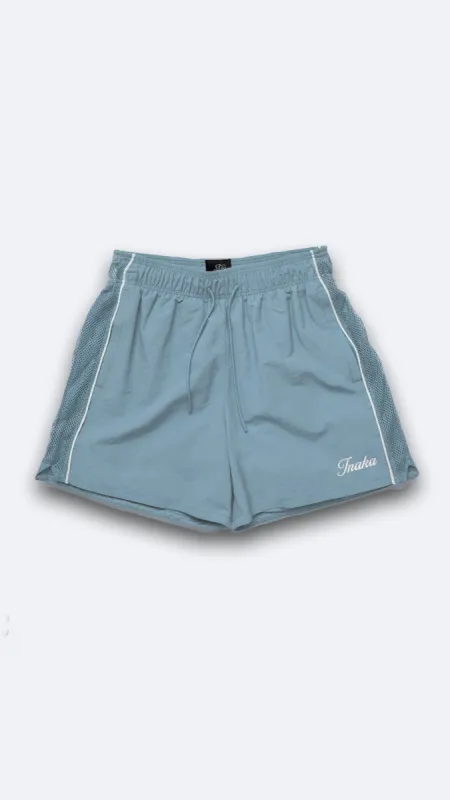 STRIPED NYLON SHORTS - LIGHT BLUE sold by Inaka power