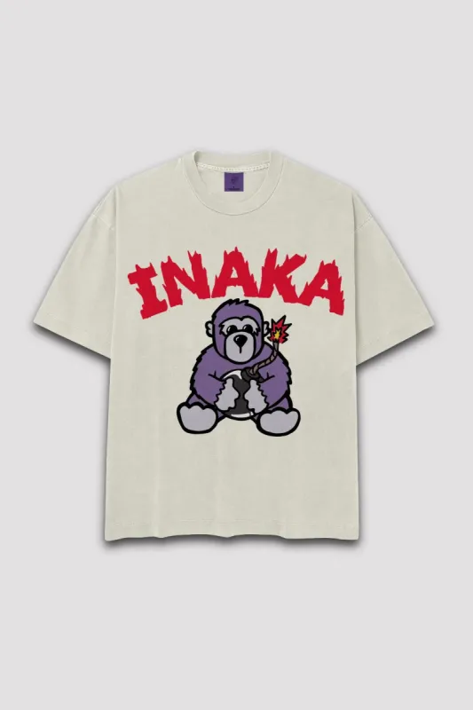Boom Teddy Tee - Cream sold by Inaka power