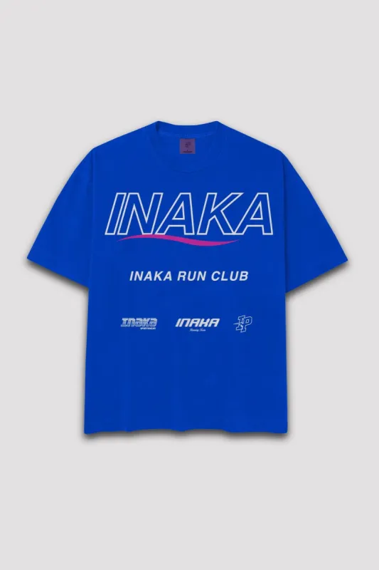 INAKA Run Club Tee - Cobalt Blue sold by Inaka power