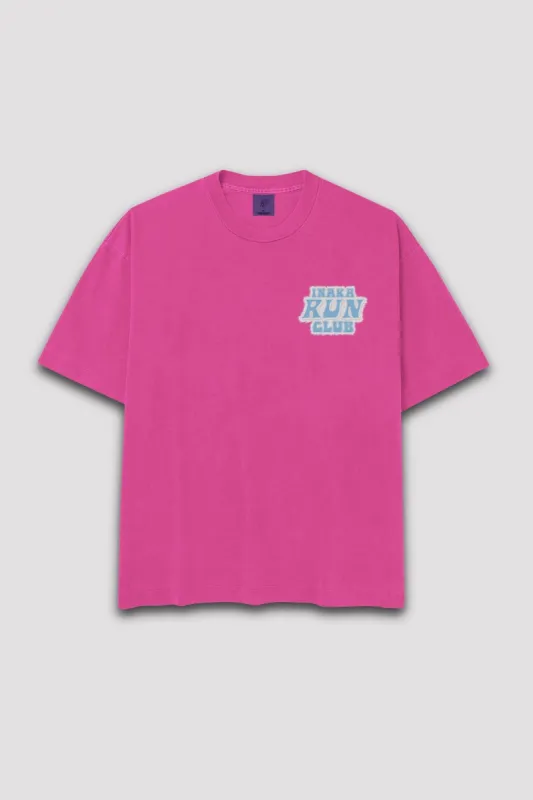 '70s Run Club Tee - Pink Carnation sold by Inaka power